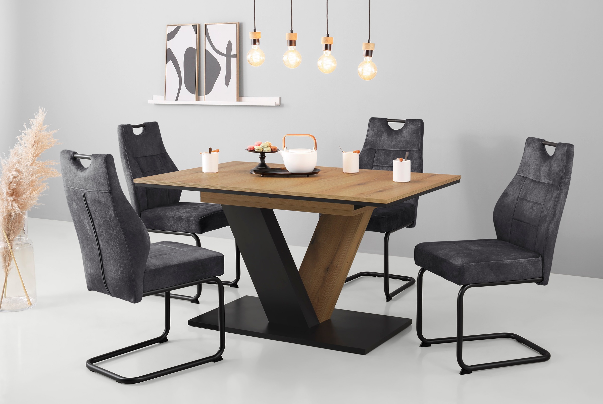 HELA Esszimmerstuhl "Linda S Schwingstuhl BESTSELLER" (Set) 2 Stk.mit Tasch günstig online kaufen