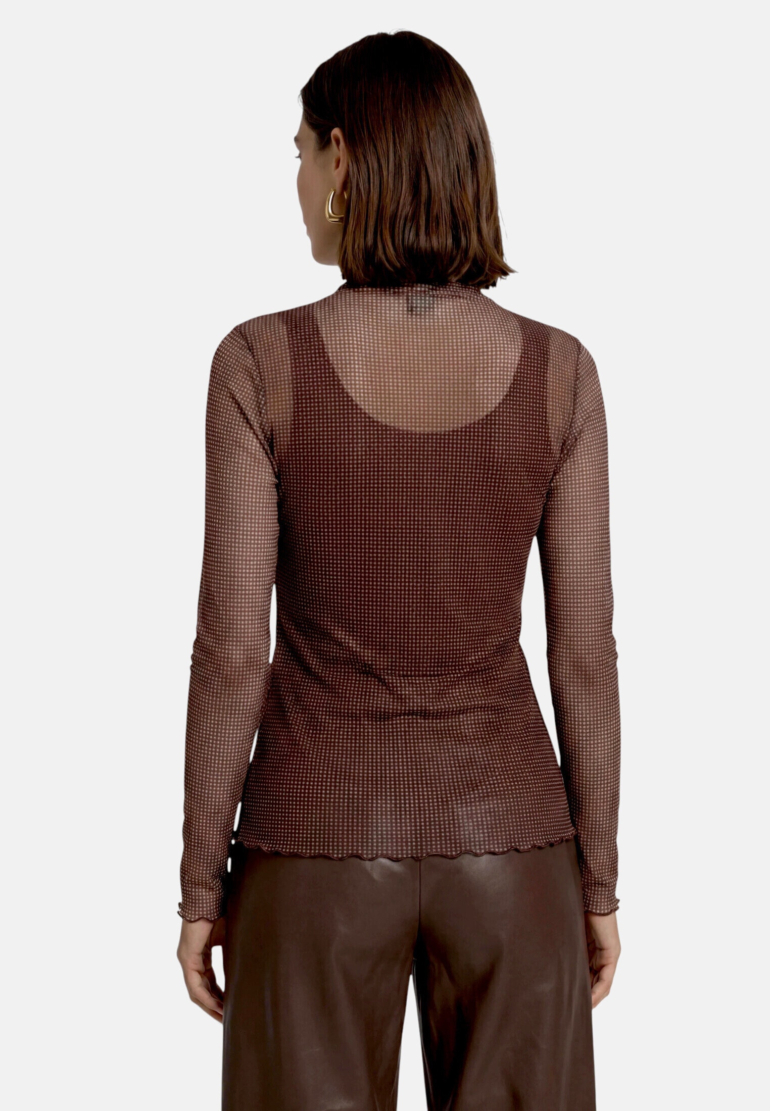 Zero Kurzarmshirt »Damen mit Muster« 1 Material