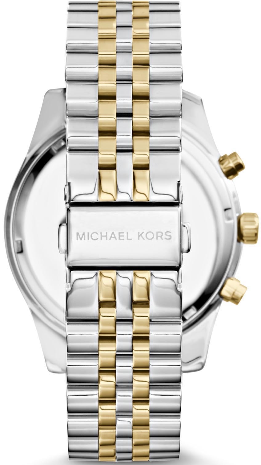 MICHAEL KORS Chronograph »LEXINGTON«, Quarzuhr, Armbanduhr, Herrenuhr, Stoppfunktion, Edelstahlarmband