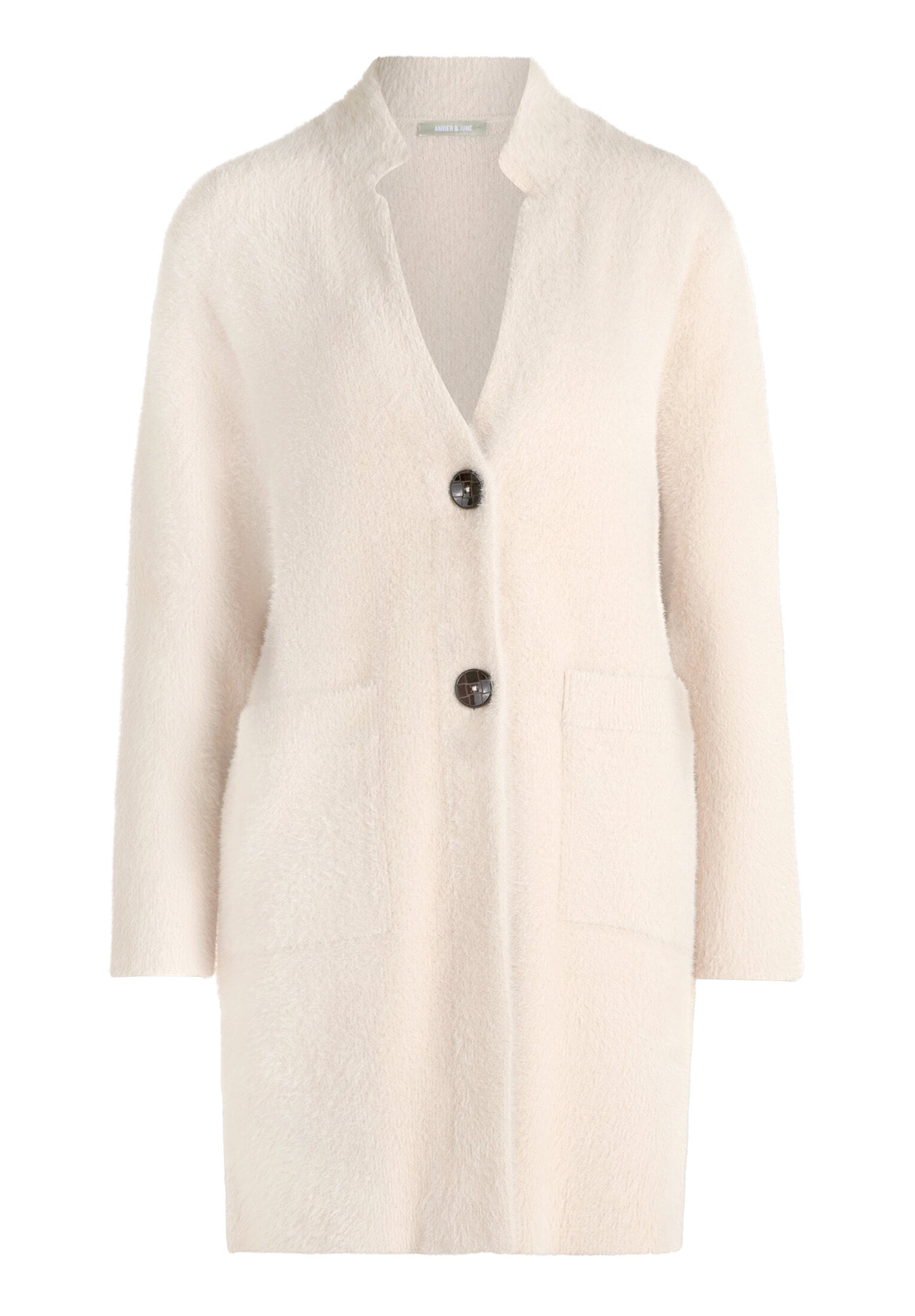 Amber & June Strickjacke »Damen mit aufgesetzten Taschen« 1