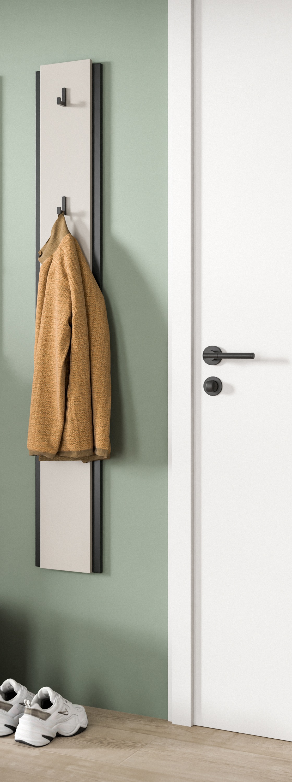 Home affaire Hakenleiste "RAK, Höhe 150 cm, inklusve 3 Garderobenhaken" Flu günstig online kaufen