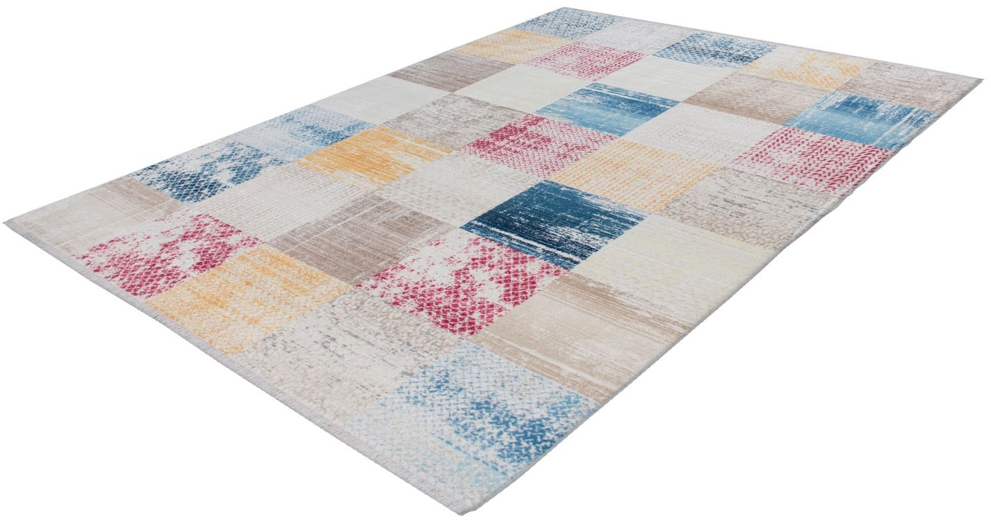 Arte Espina Teppich »Antigua 600«, rechteckig, 9 mm Höhe, Fransenteppich im Vintage-Design, brillantes Farbenspiel