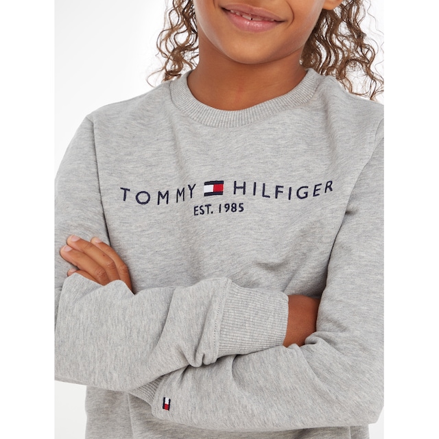 Tommy Hilfiger Sweatshirt »ESSENTIAL SWEATSHIRT«, mit Tommy Hilfger Logo- Schriftzug online kaufen | BAUR