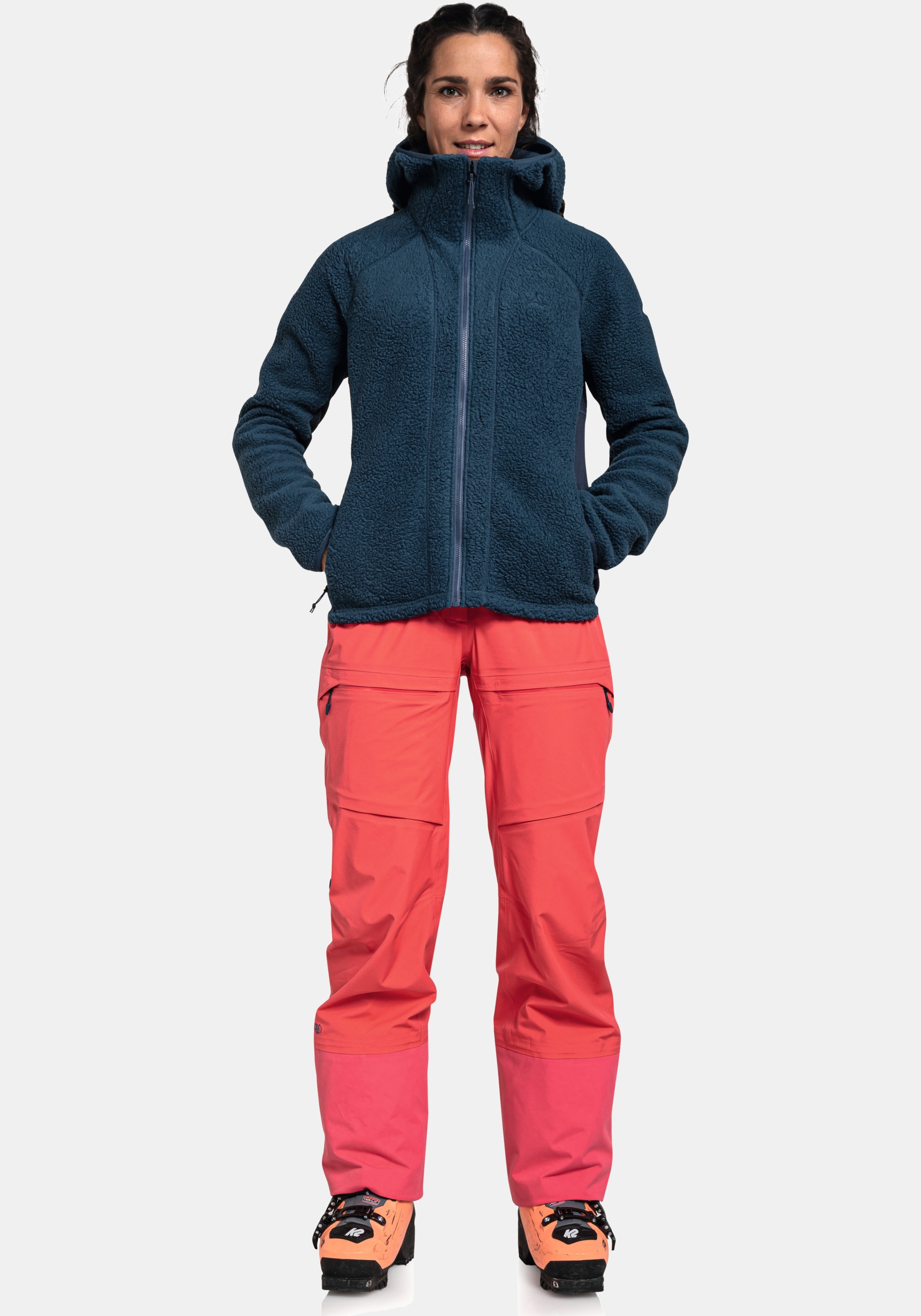 Schöffel Fleecejacke »Fleece Hoody Trifide L«, mit Kapuze