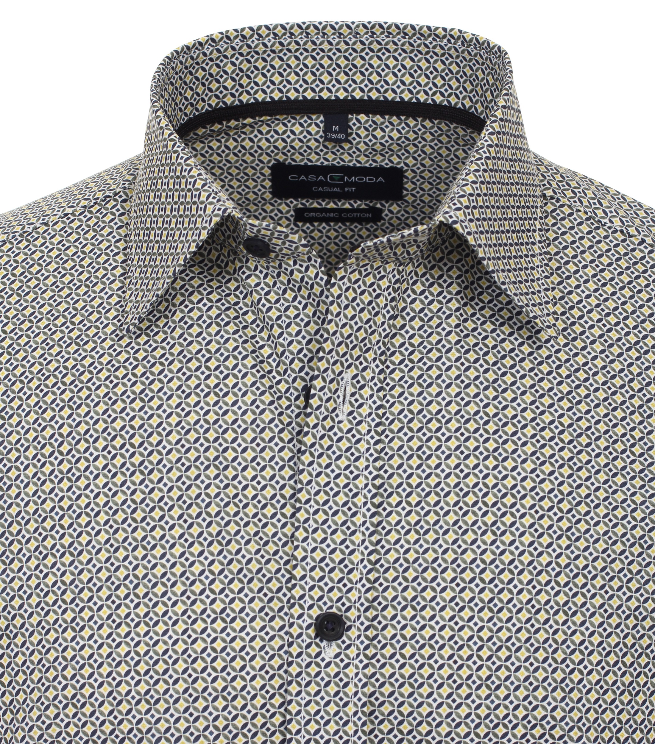 CASAMODA Langarmhemd »CASAMODA Freizeithemd "Green"-Kollektion Print«