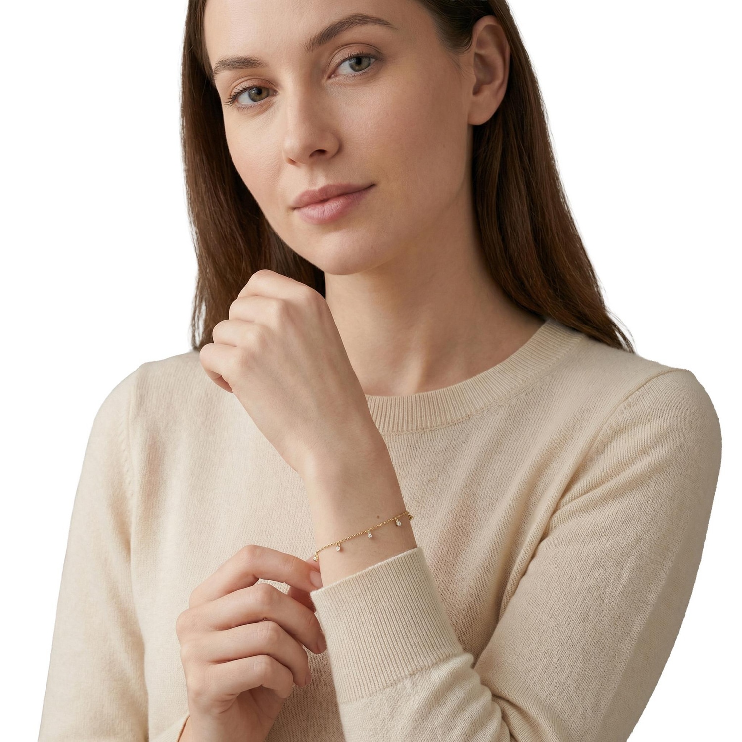 Amor Armband mit Zirkonia (synth.)