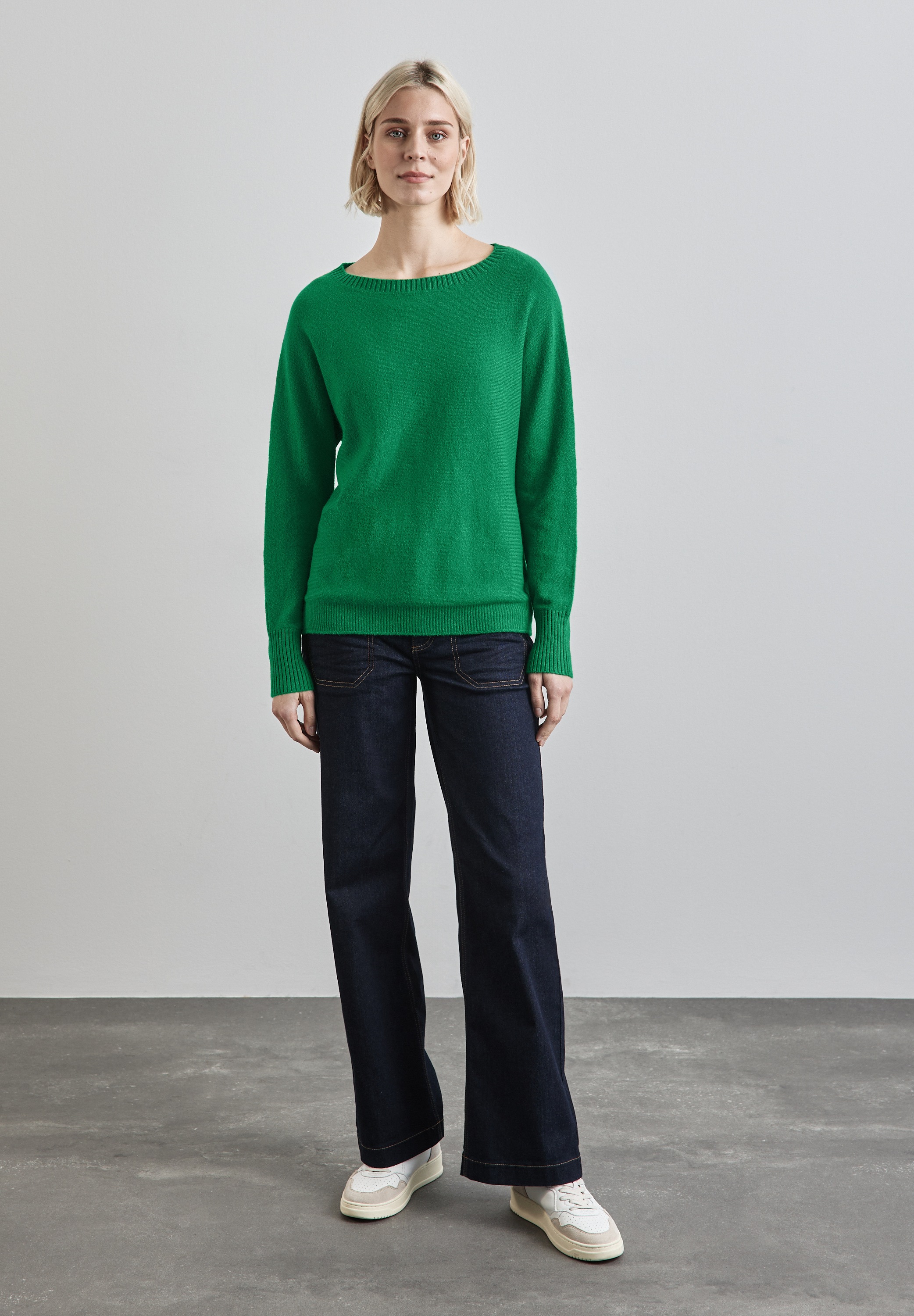 STREET ONE Strickpullover, mit U-Boot-Ausschnitt