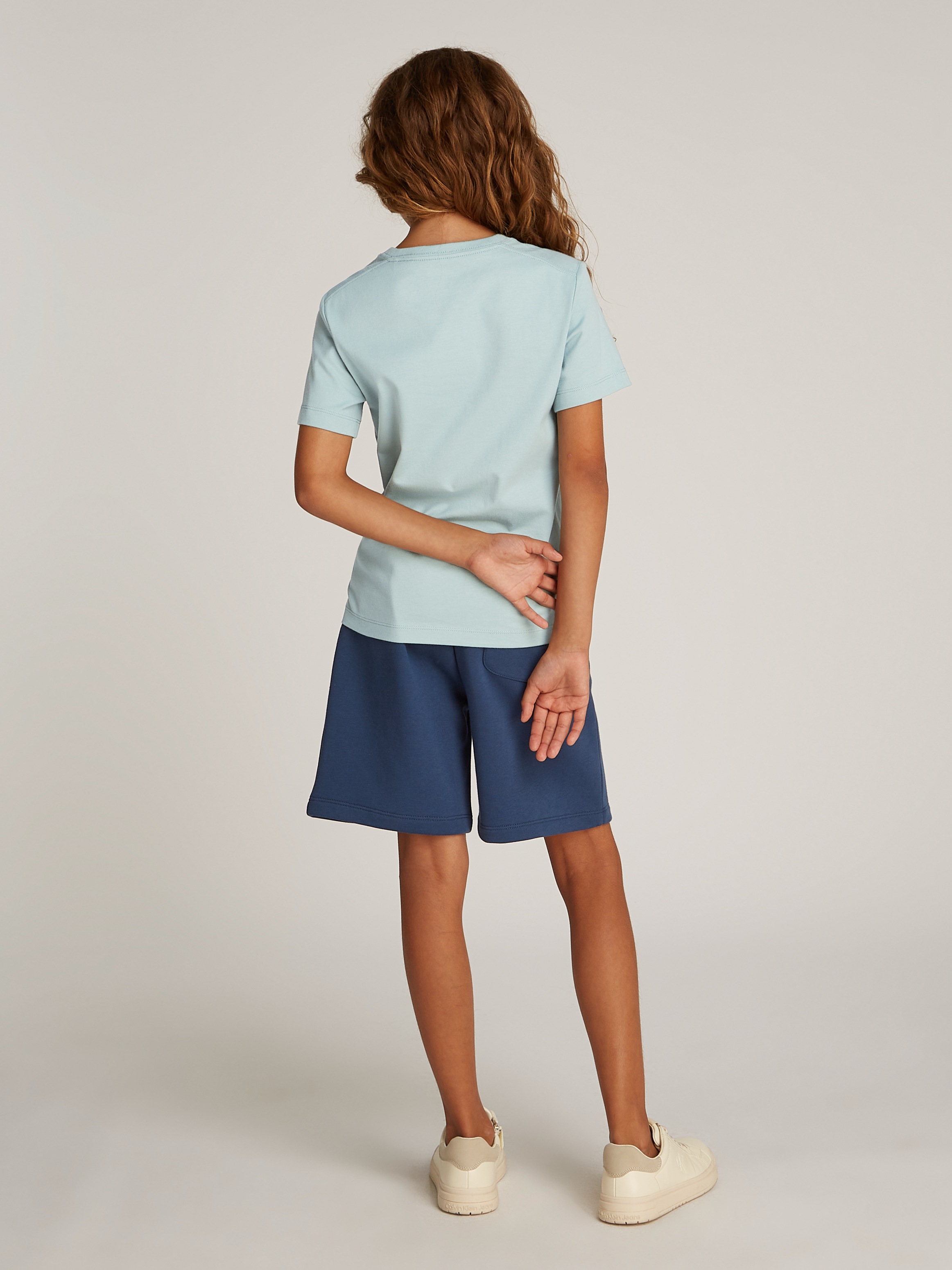 Calvin Klein Jeans Rundhalsshirt »INST. LOGO SS T-SHIRT«, für Kinder bis 16 Jahre und mit Logoschriftzug