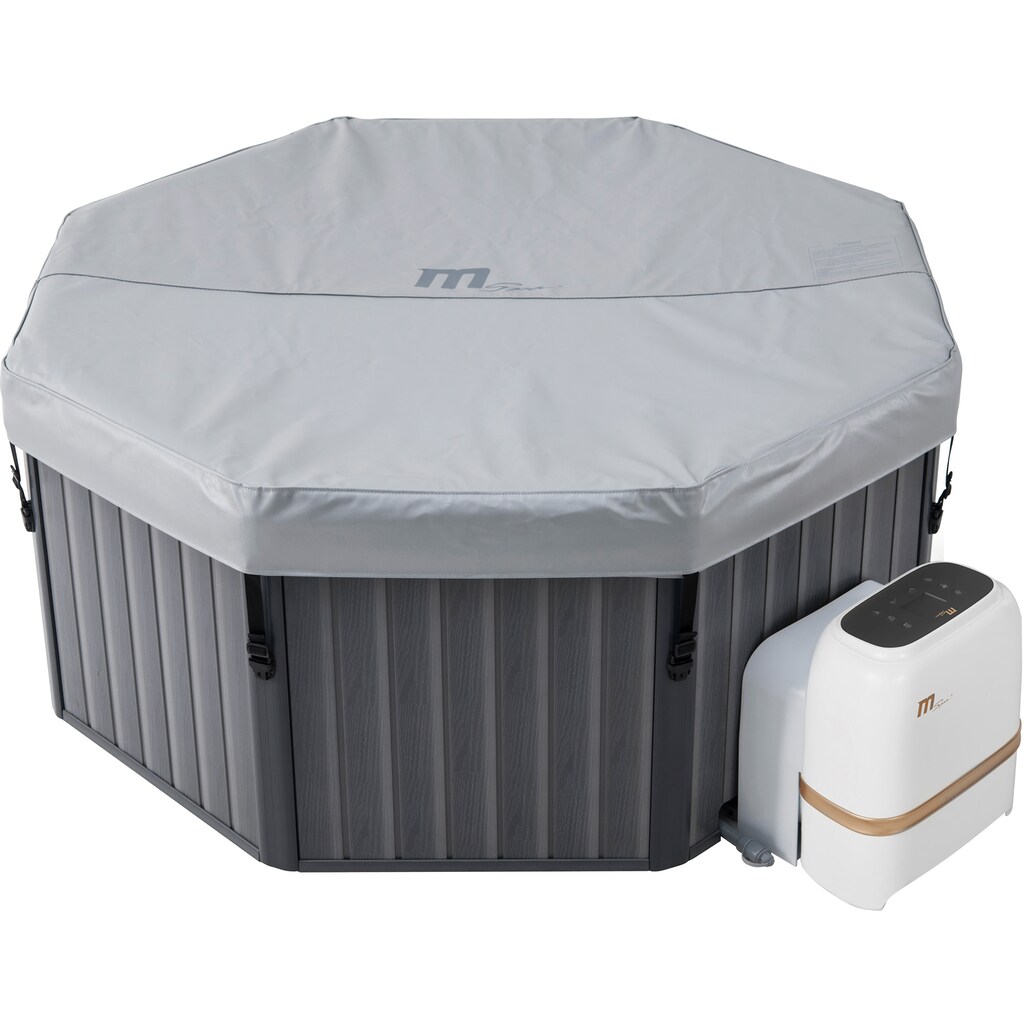 GardWell Whirlpool »Octa«, (Set), selbstaufblasend, 138 Luftdüsen, BxLxH: 193x193x73 cm, für 6 Personen