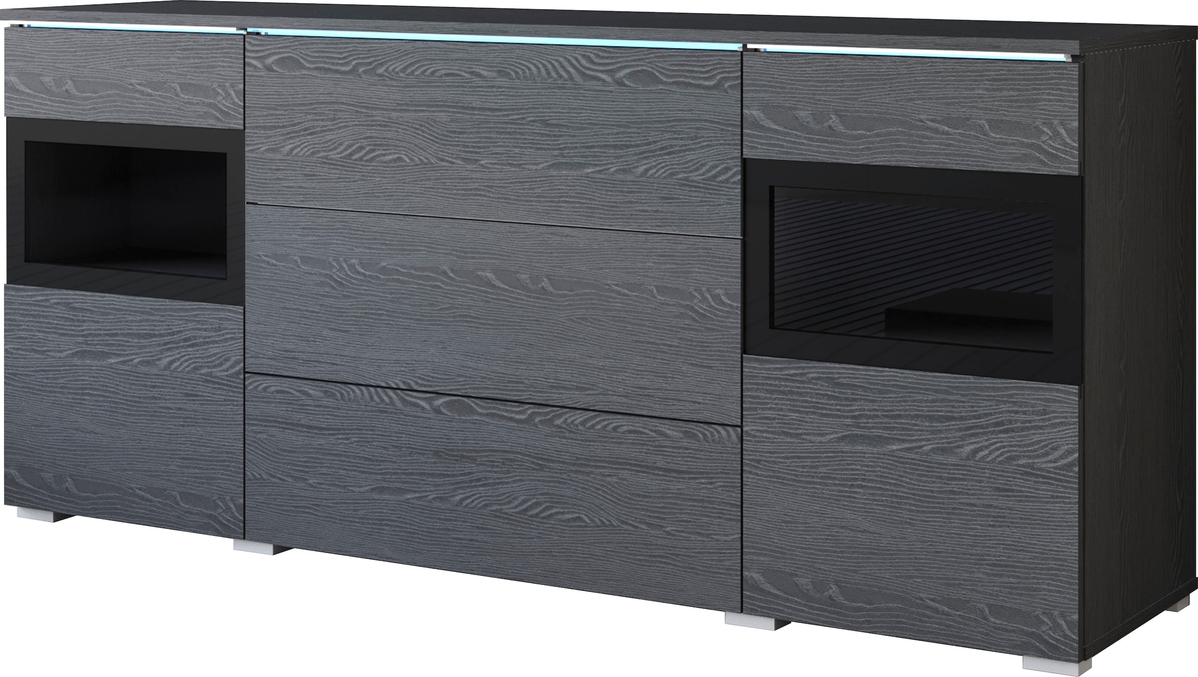 INOSIGN Sideboard "VERA", moderne grifflose Kommode Breite 150 cm, Einlegeböden verstellbar