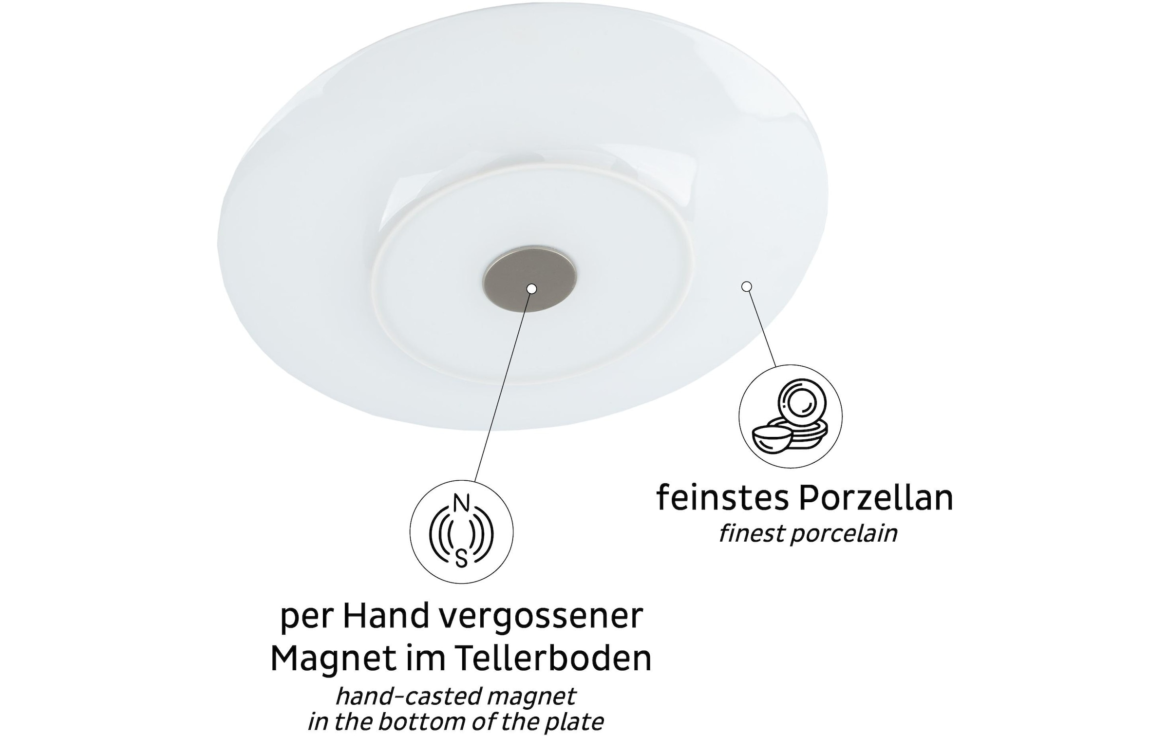 silwy MAGNETIC SYSTEM Speiseteller »Silwy«