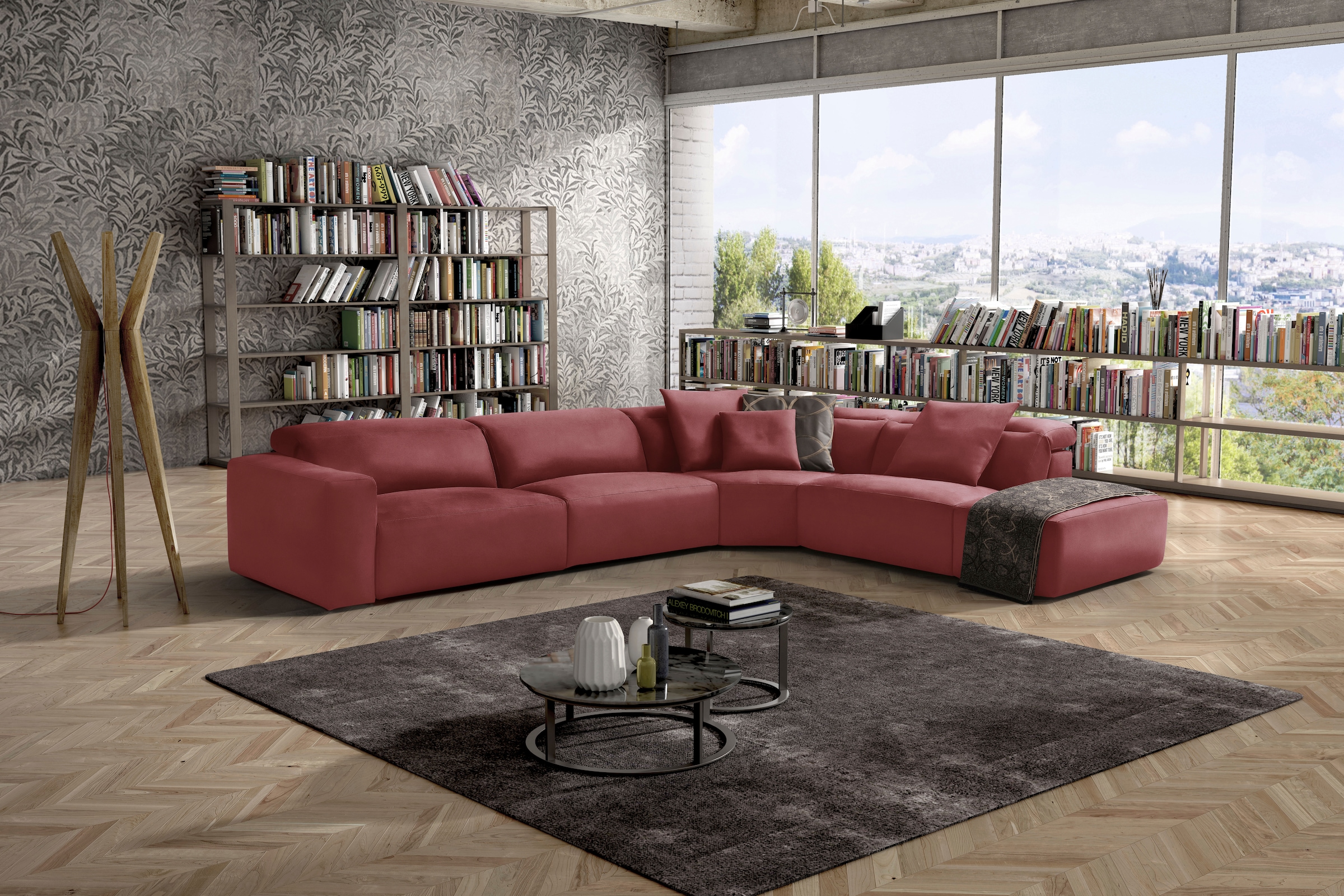 Egoitaliano Ecksofa "Beverly, extravangantes Designsofa mit erstklassigem S günstig online kaufen