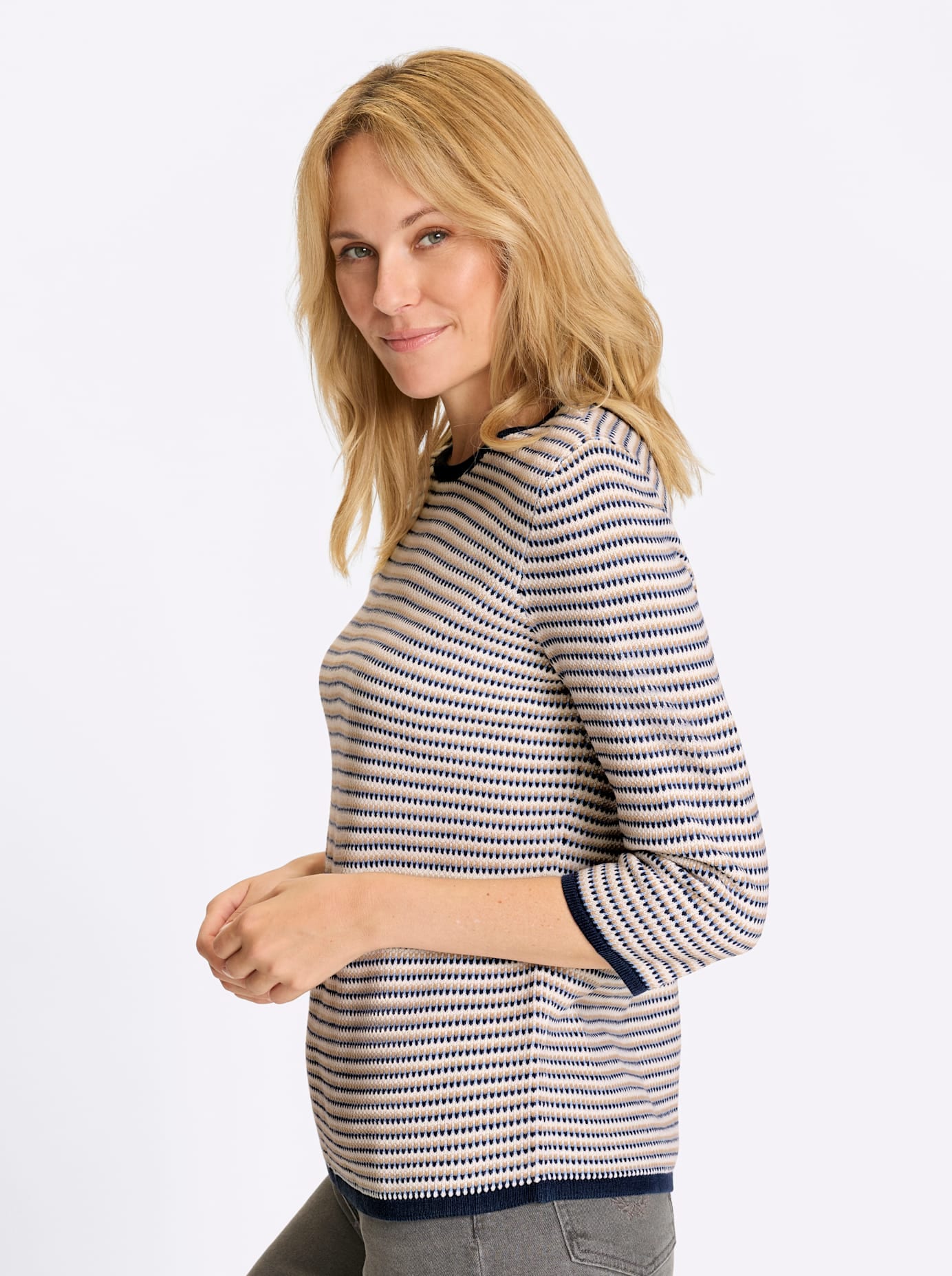 Classic Basics 3/4 Arm-Pullover »Pullover«