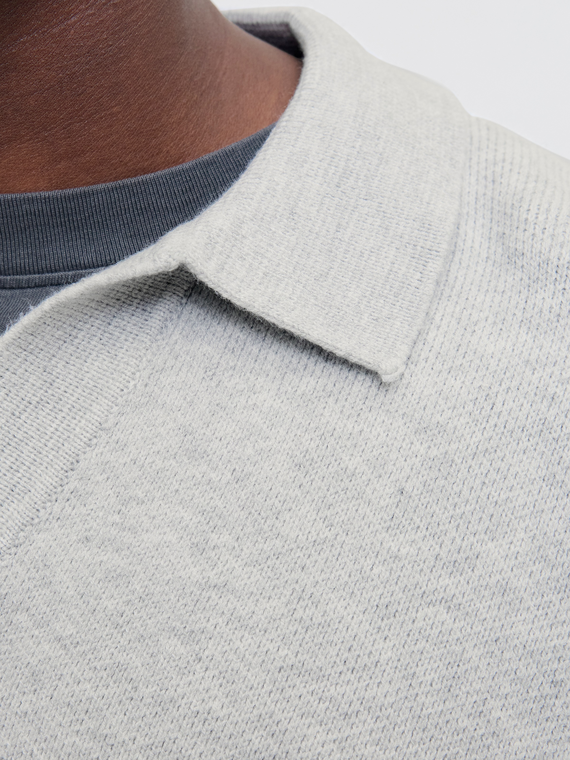 Thumbnail - Jack & Jones Strickpullover "JCOCOVER KNIT SPLIT NECK POLO"