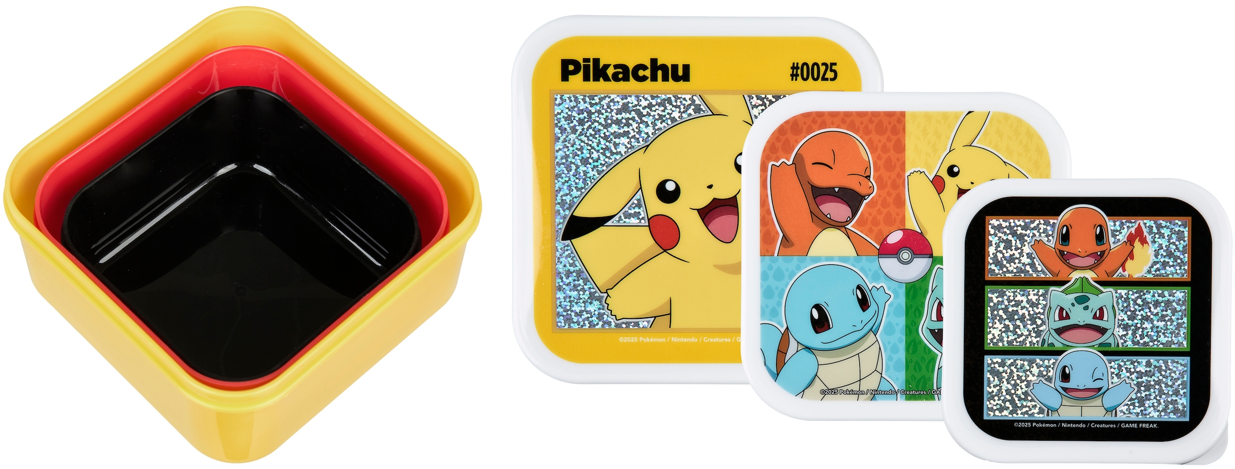 UNDERCOVER Kinderrucksack »Pokémon« inklusive Brotdosen 3er Set