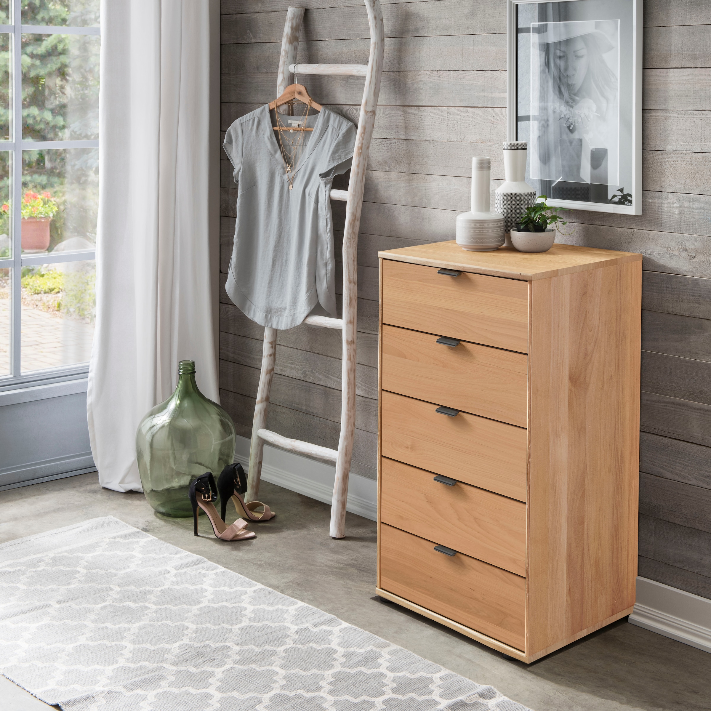 WIEMANN Schubkastenkommode "Cardiff Sideboard, Wäscheschrank, teilmassiv Er günstig online kaufen