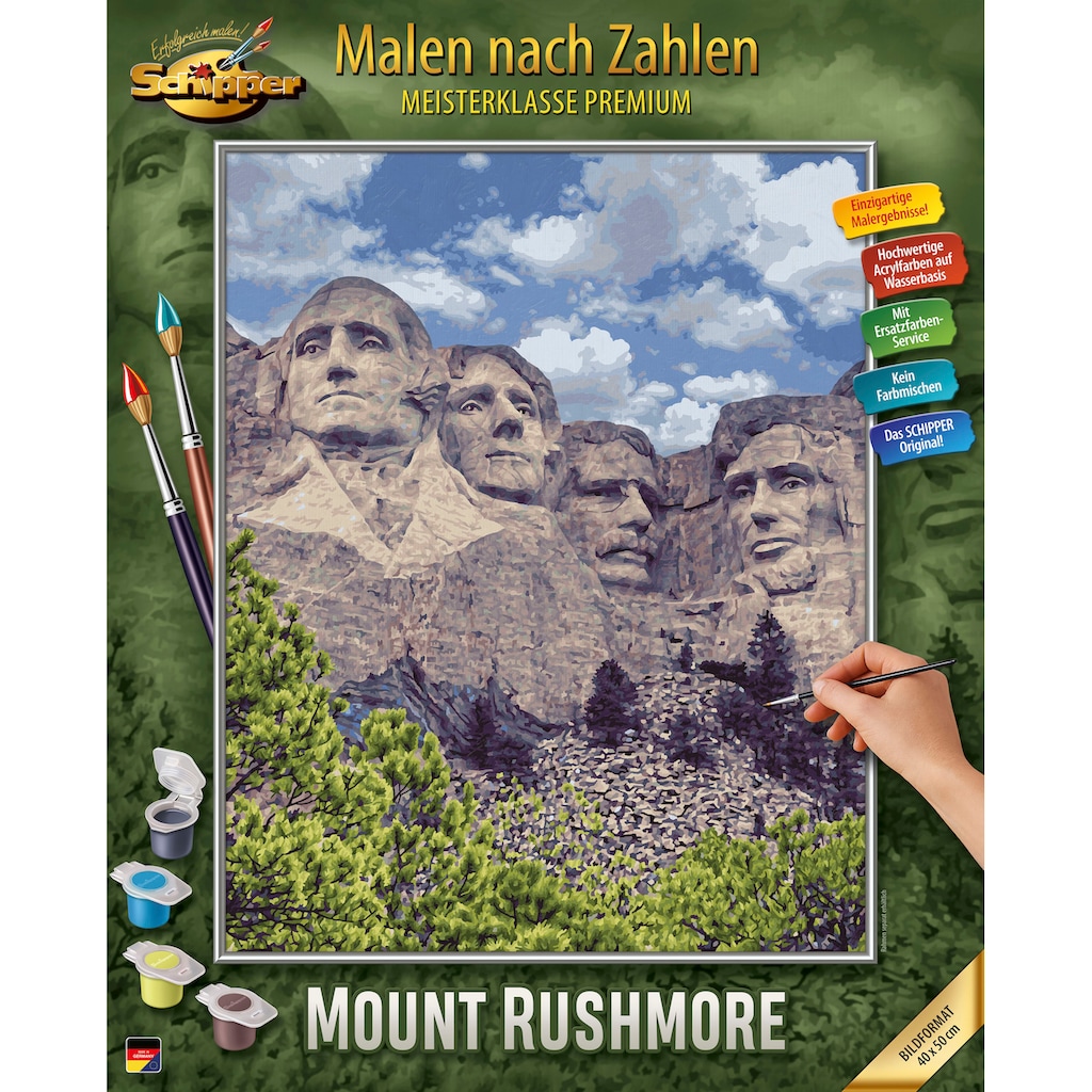 Schipper Malen nach Zahlen »Meisterklasse Premium - Mount Rushmore«