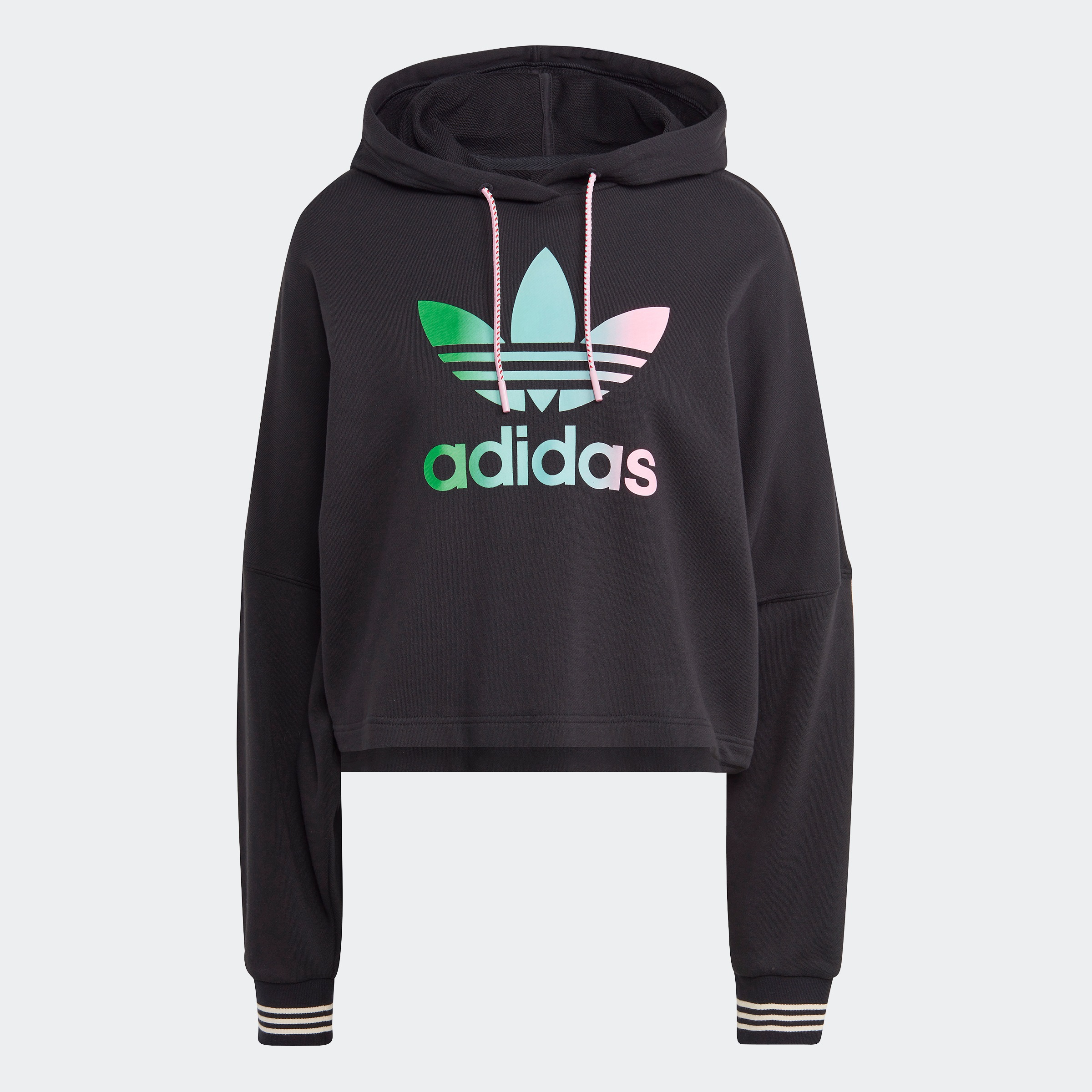 Hoodie on sale cropped adidas