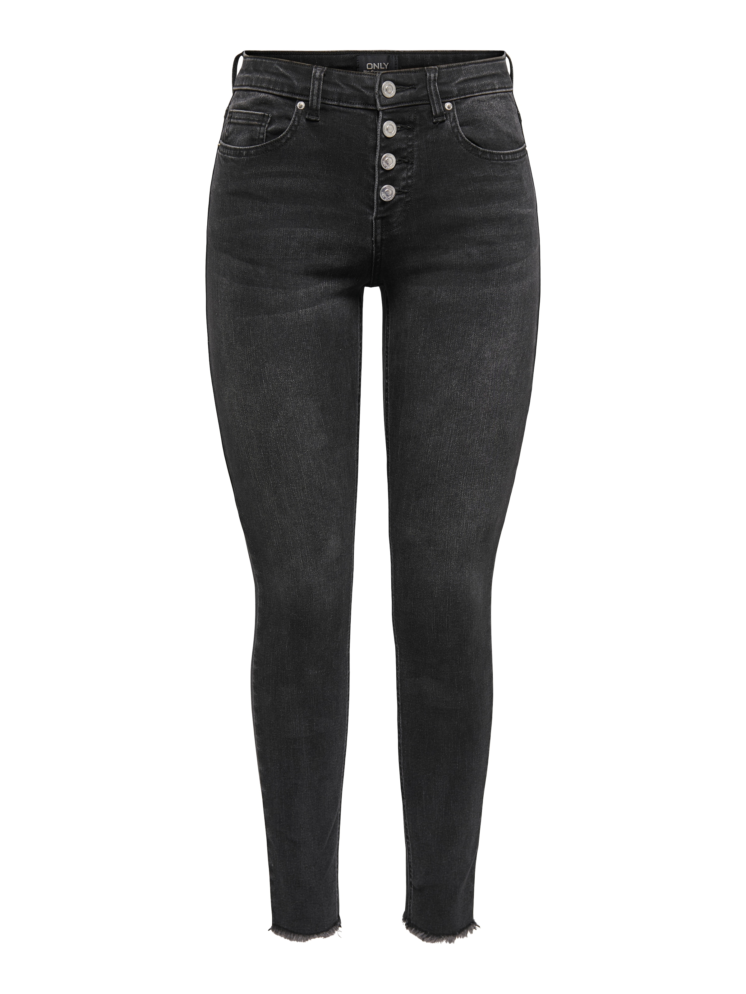 ONLY Skinny-fit-Jeans »ONLMIA MID WAIST BUTTON SK RW ANK BOX«