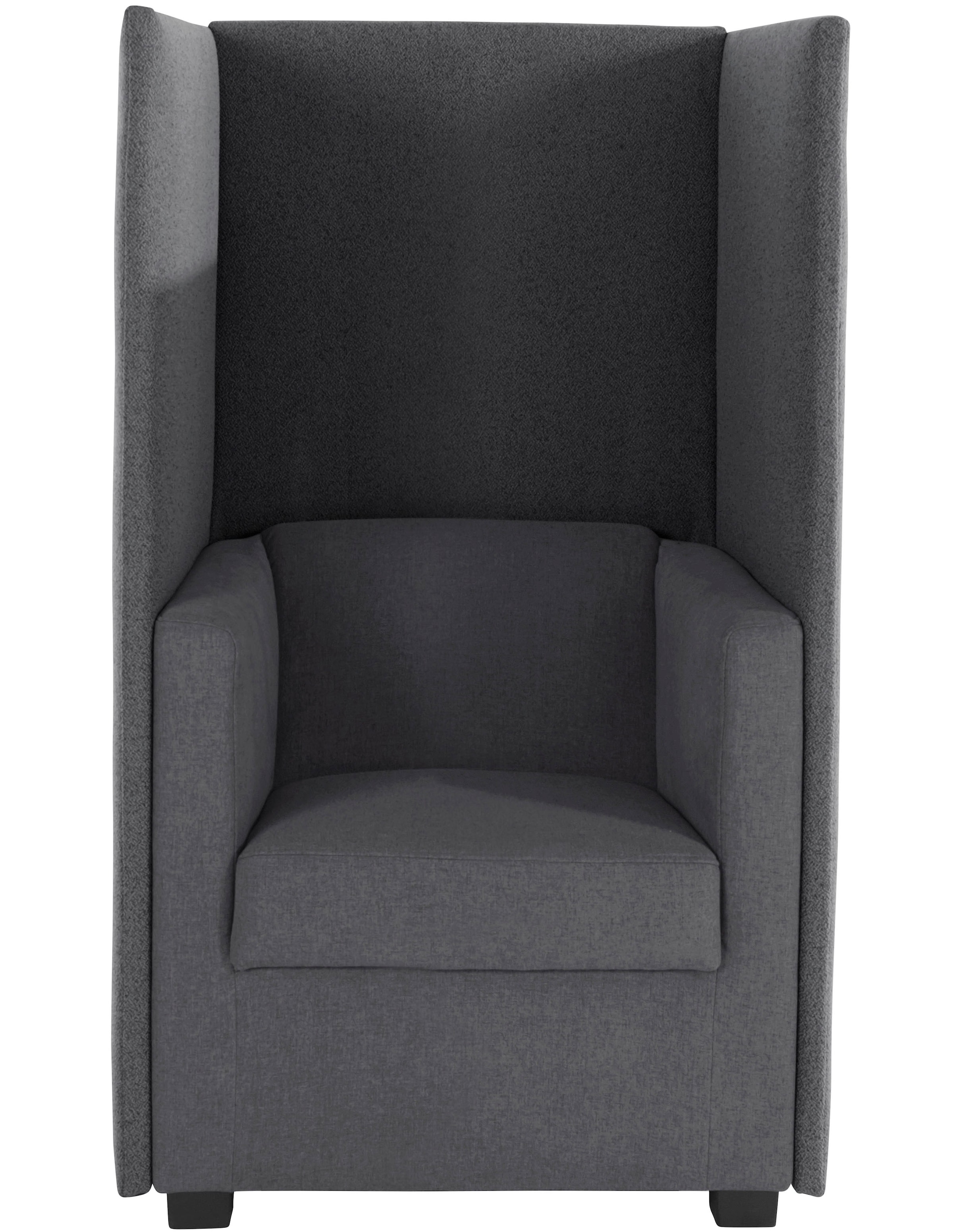 DOMO collection Sessel "Kea", mit praktischem Sichtschutz, Breite 80 cm