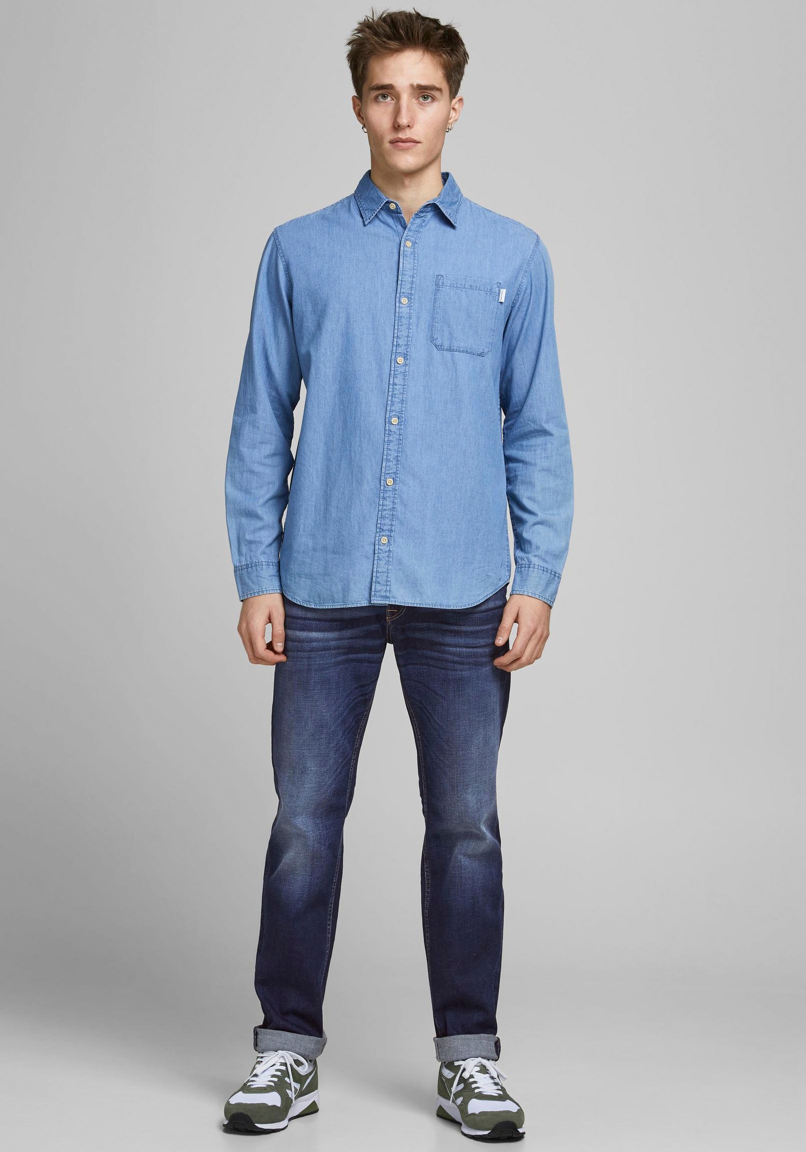 Jack & Jones Regular-fit-Jeans »JJICLARK JJORIGINAL JOS LID NOOS«