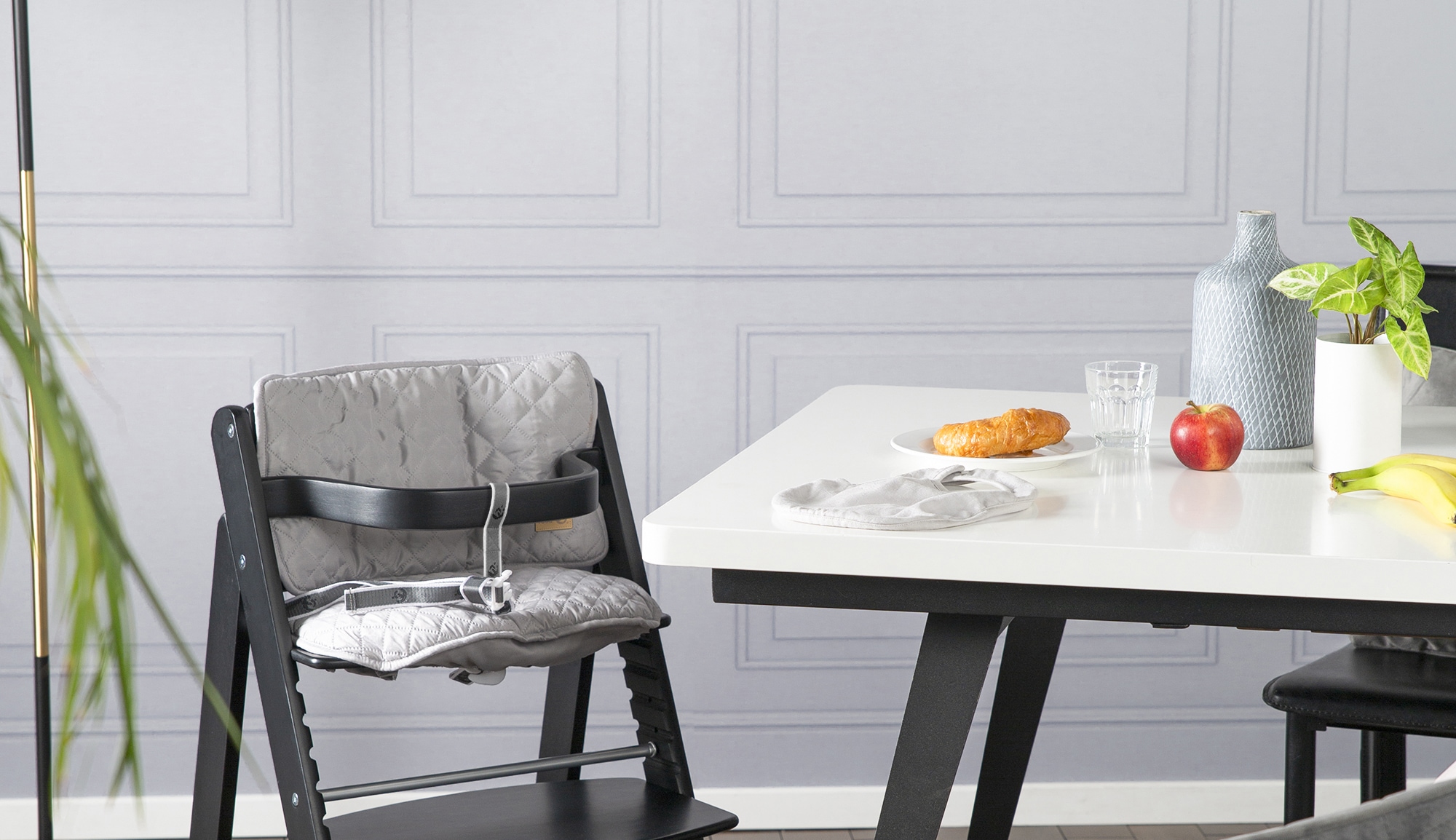 roba® Hochstuhl »Treppenhochstuhl Sit up III, schwarz« () aus Holz