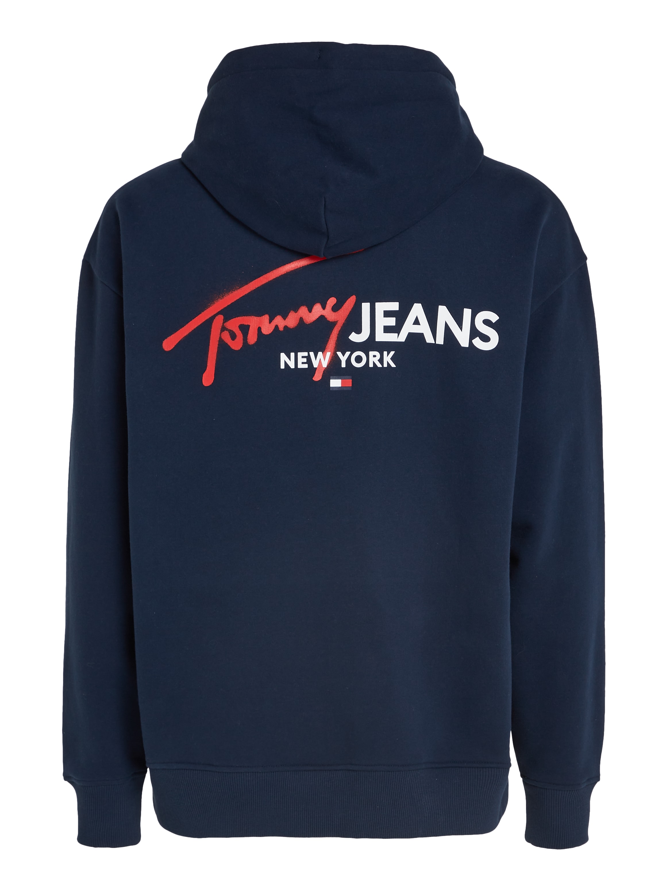 Tommy Jeans Kapuzensweatjacke »TJM RLX COLOR POP SPRAY HOOD EX«, mit großem Print auf dem Rücken