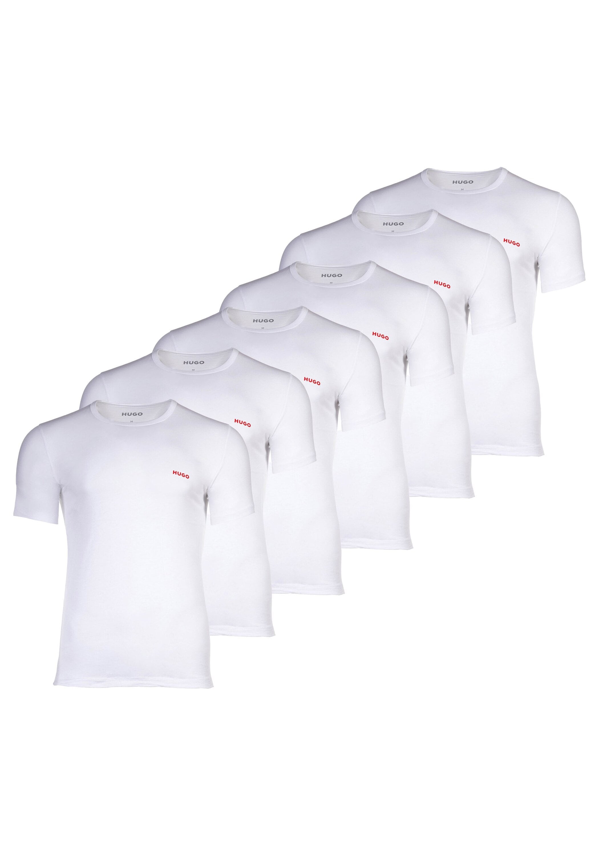 HUGO T-Shirt "T-Shirt T-SHIRT RN TRIPLET P 10217251 02 6er Pack" günstig online kaufen