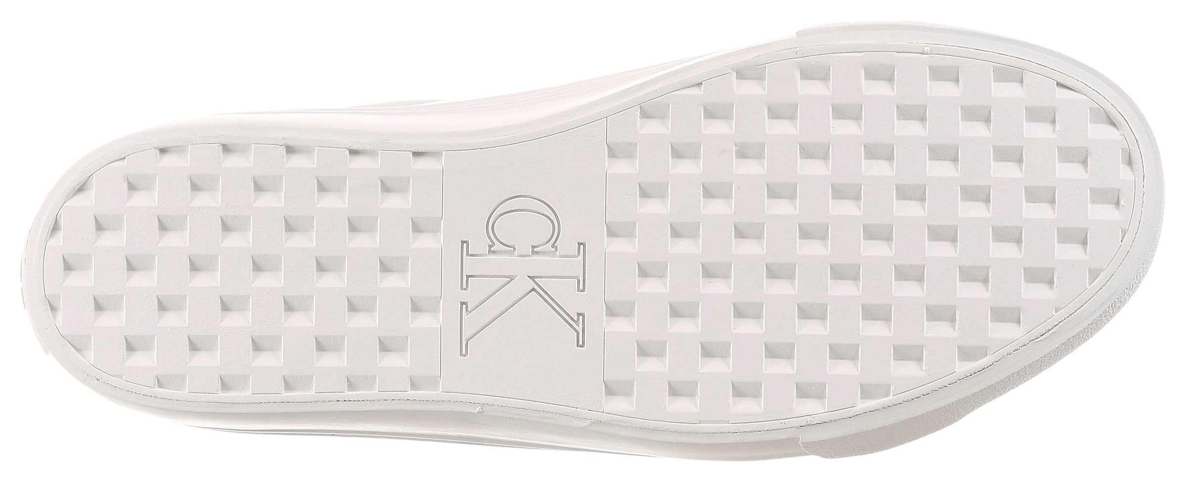 Calvin Klein Plateausneaker »VULC FLATFORM LACEUP LOW LTH«  Schnürschuh, Halbschuh, Freizeitschuh mit seitlichem Logoschriftzug