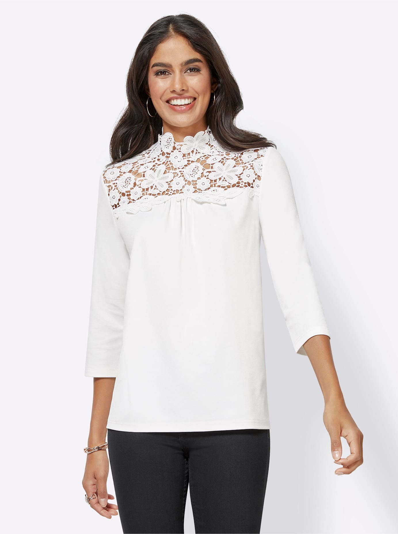 Lady Spitzenshirt "Shirt" 1 Stk. günstig online kaufen