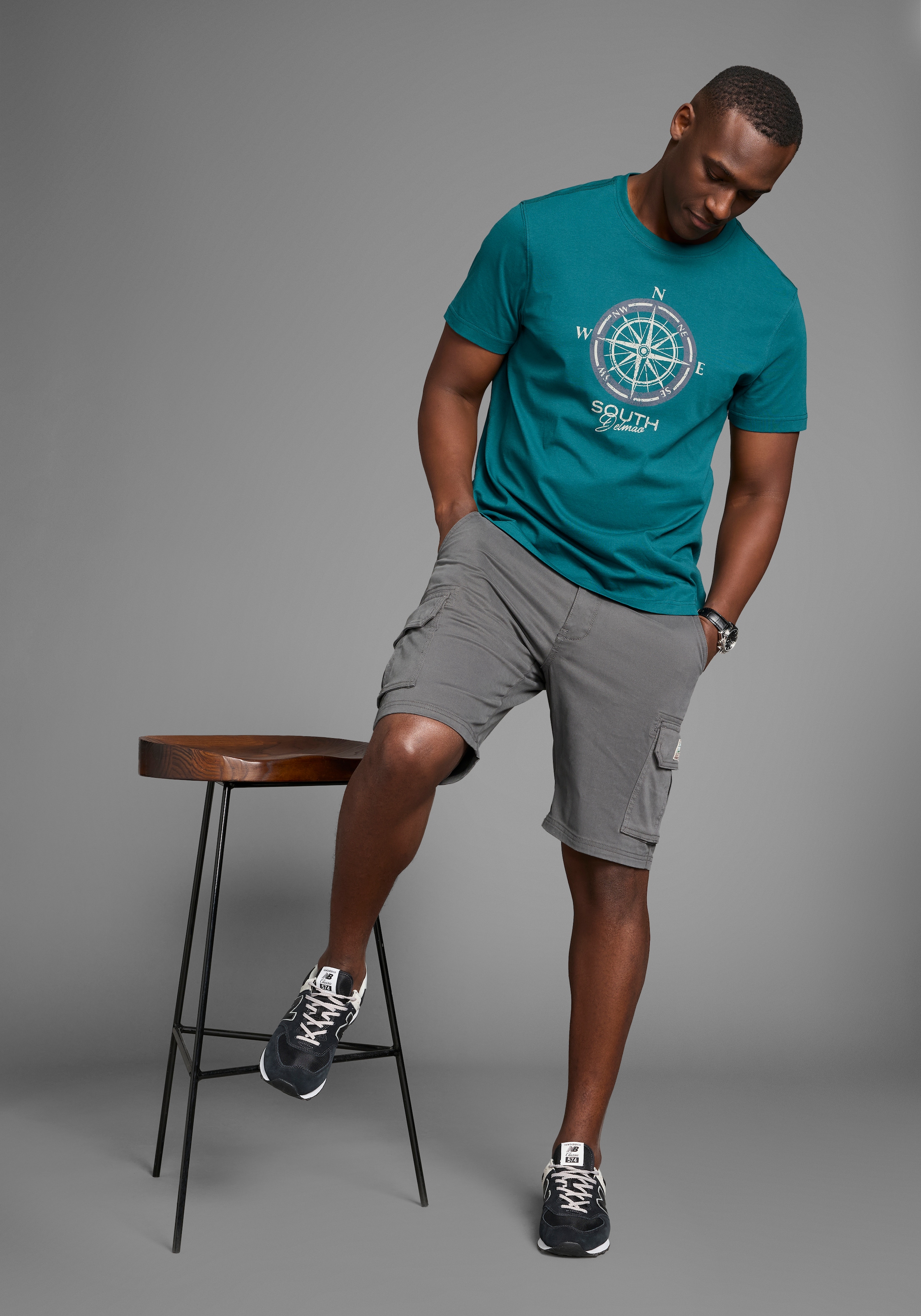 DELMAO Cargoshorts, mit Details