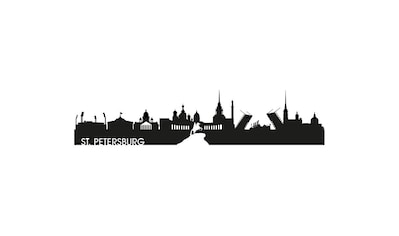 Wandtattoo »XXL Skyline St. Petersburg 120cm«, (1 St.)