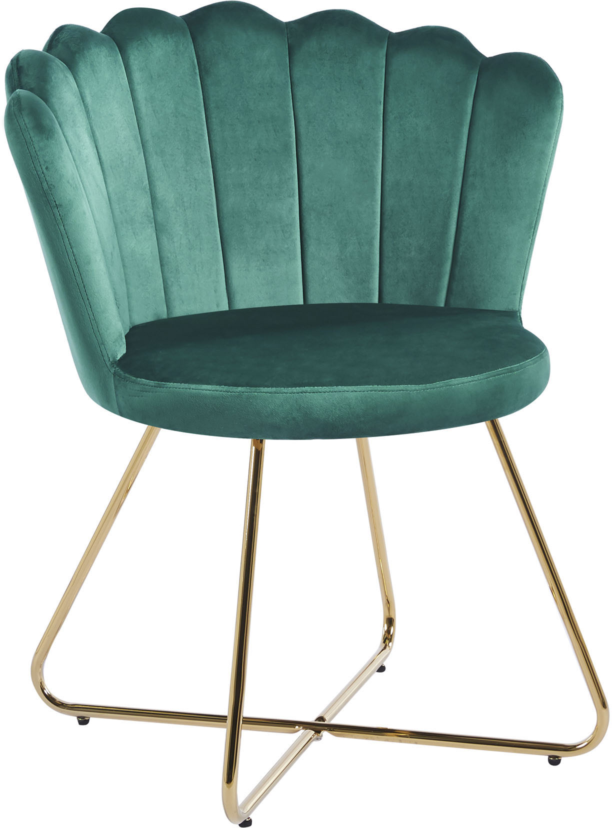 Thumbnail - SalesFever Polsterstuhl "Komfortabler Stuhl im eleganten Design" (Set) 2 Stk.Muschel-Design