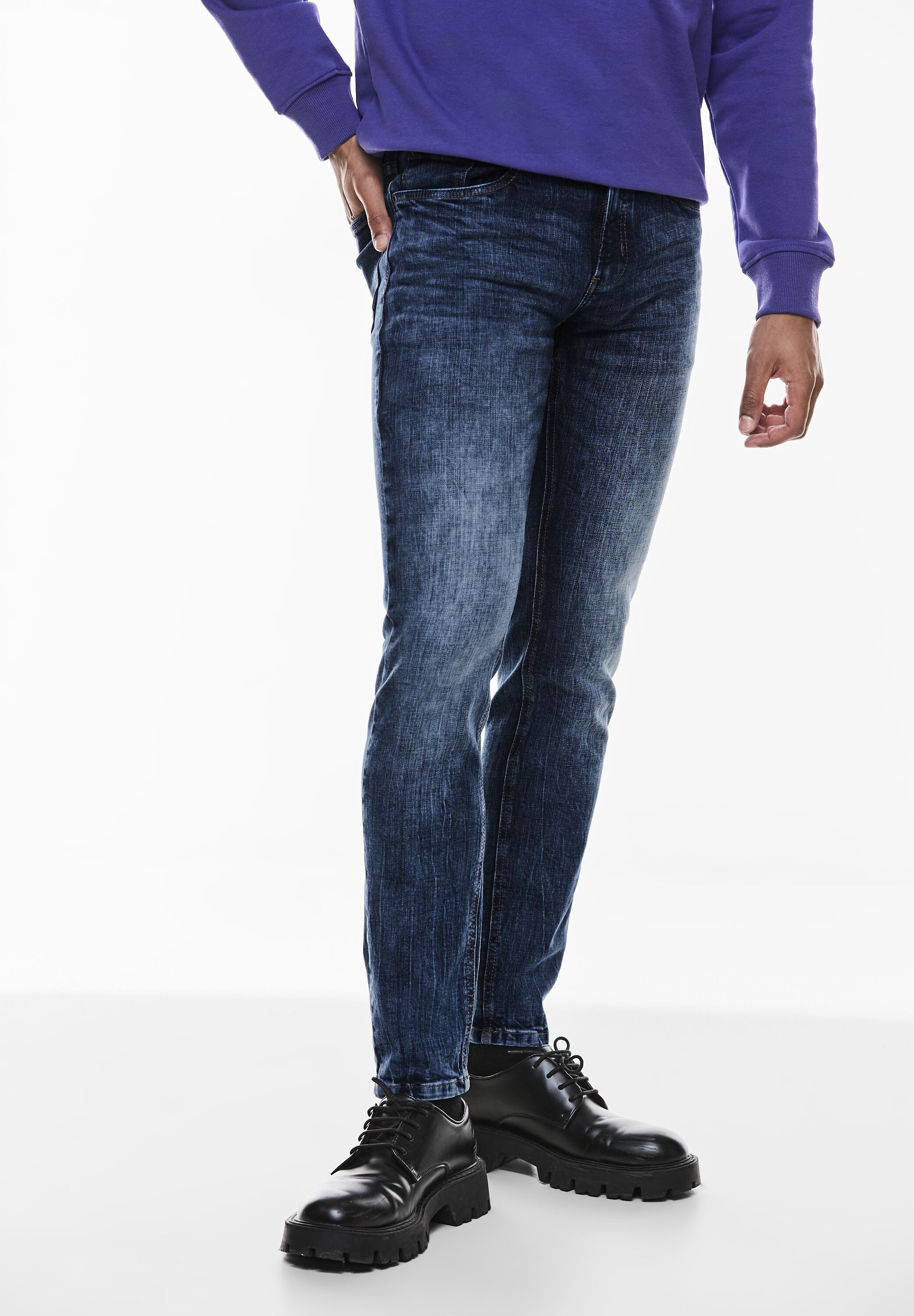 STREET ONE MEN Slim-fit-Jeans, 5-Pocket-Style günstig online kaufen