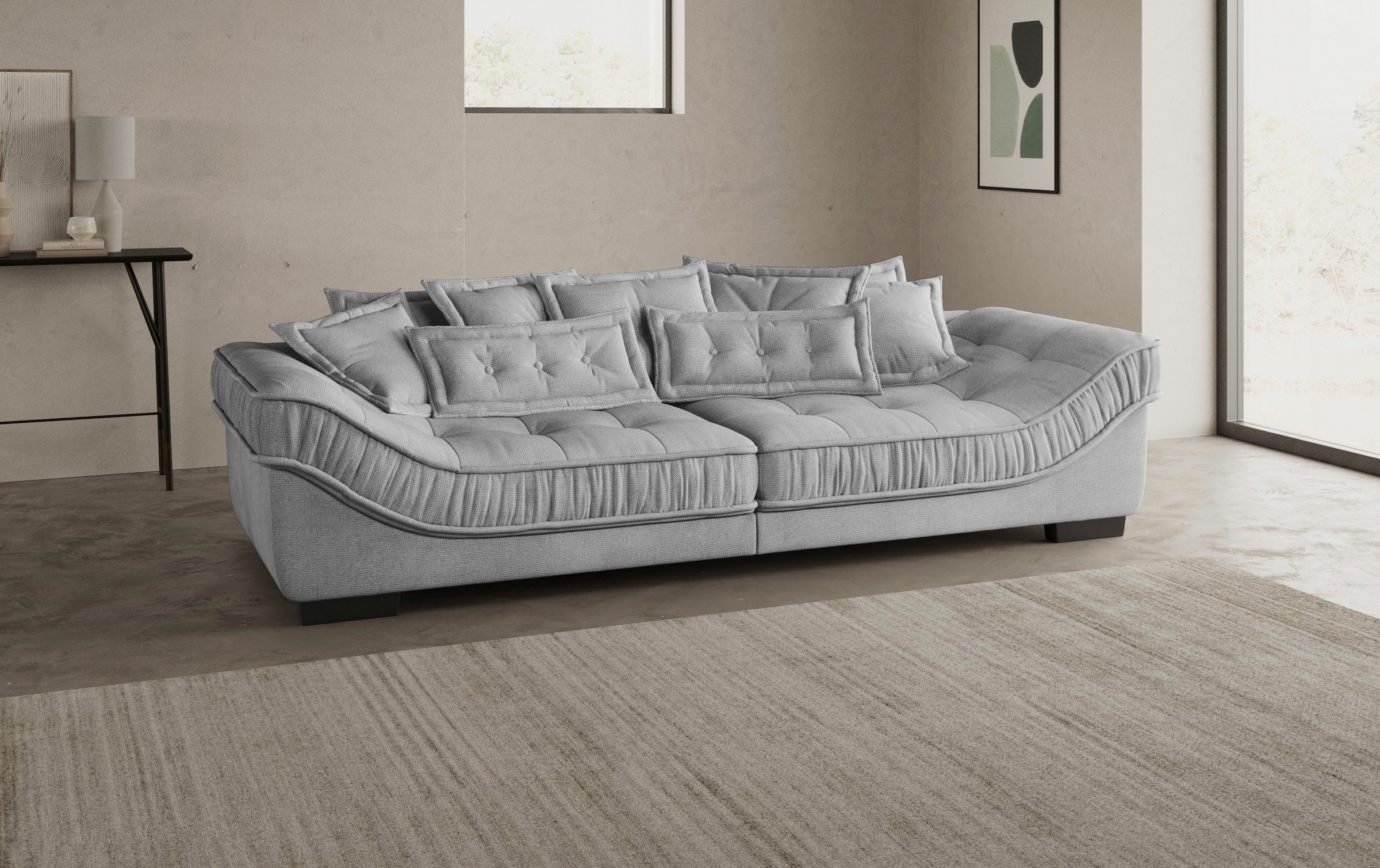 Mr. Couch Big-Sofa »Diwan II DuraFlex«, DuraFlex-Kaltschaumpolsterung, bis 140 kg, 4 Bezugsqualitäten
