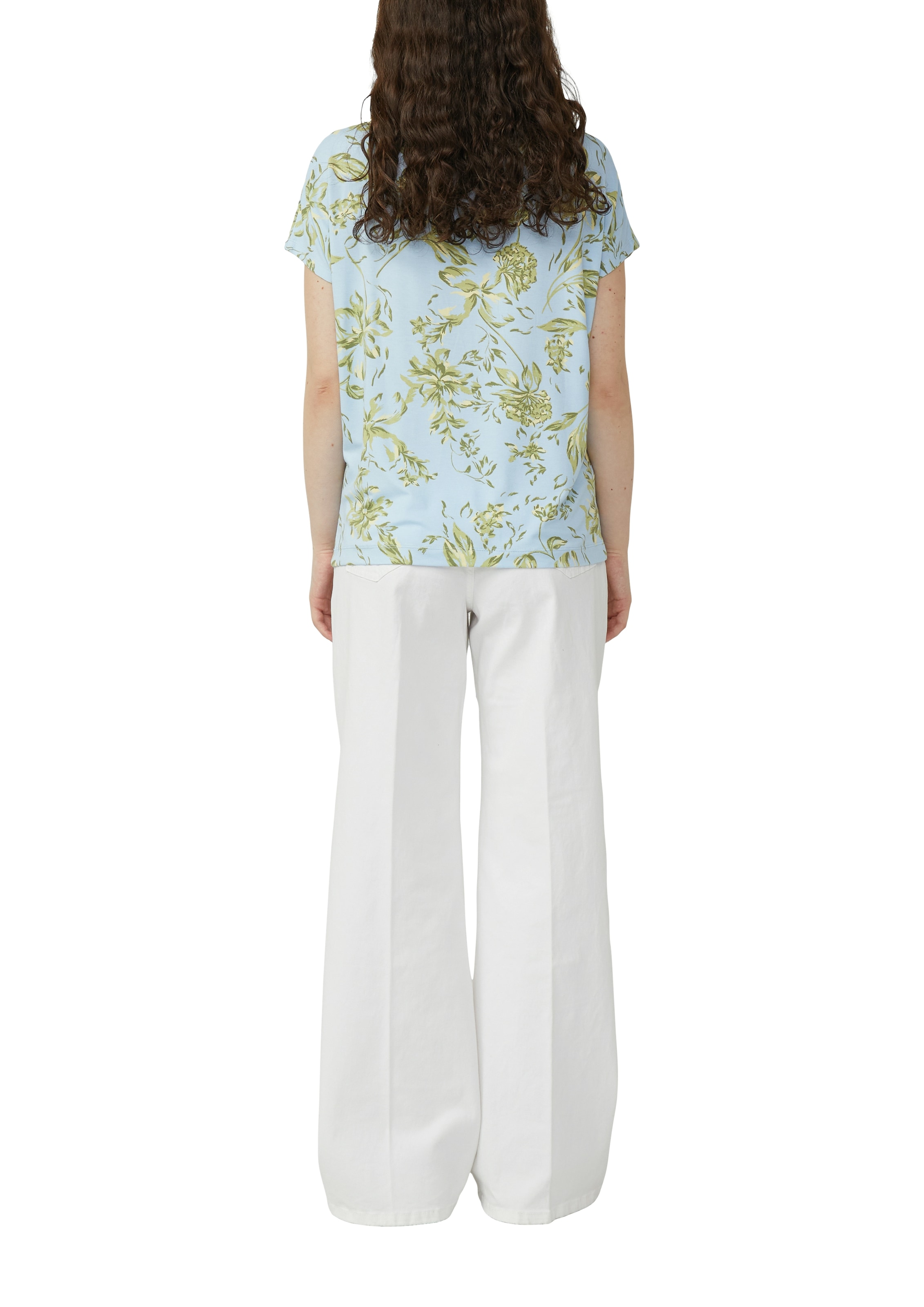 s.Oliver Blusenshirt Sommershirt mit floralem Muster