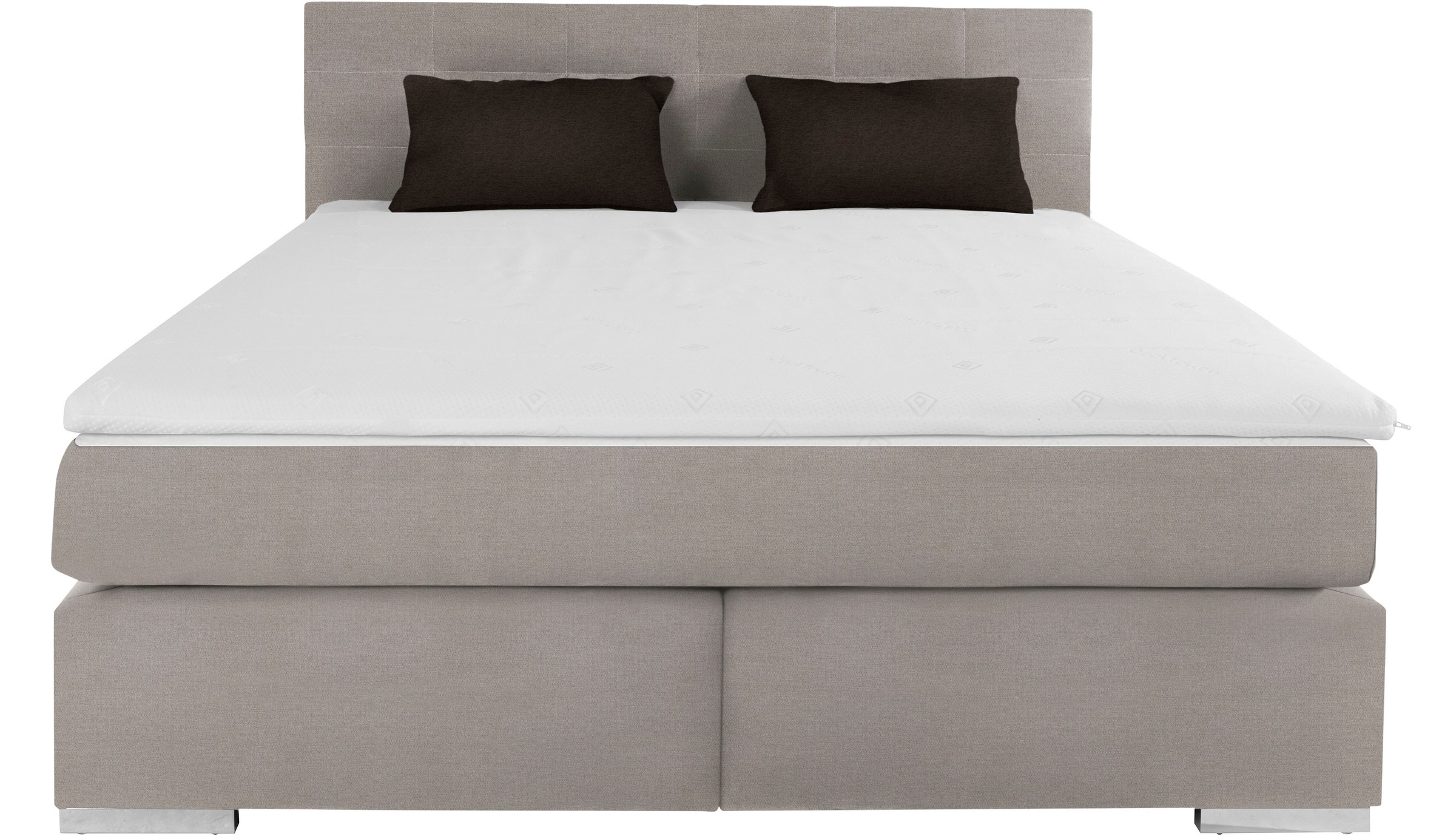 Boxspringbett COTTA "Simba", grau (elephant), L:209cm, Komplettbetten, Boxspringbett, wahlweise mit oder ohne Matratze und Topper bestellbar 9