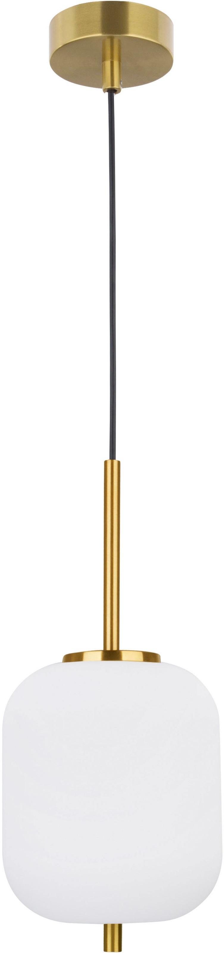 NOVA LUCE Hängeleuchten "LATO", 1, Ø 16,5cm, 1 Stk., gold, Esszimmer, Leuchten, Ohne Leuchtmittel