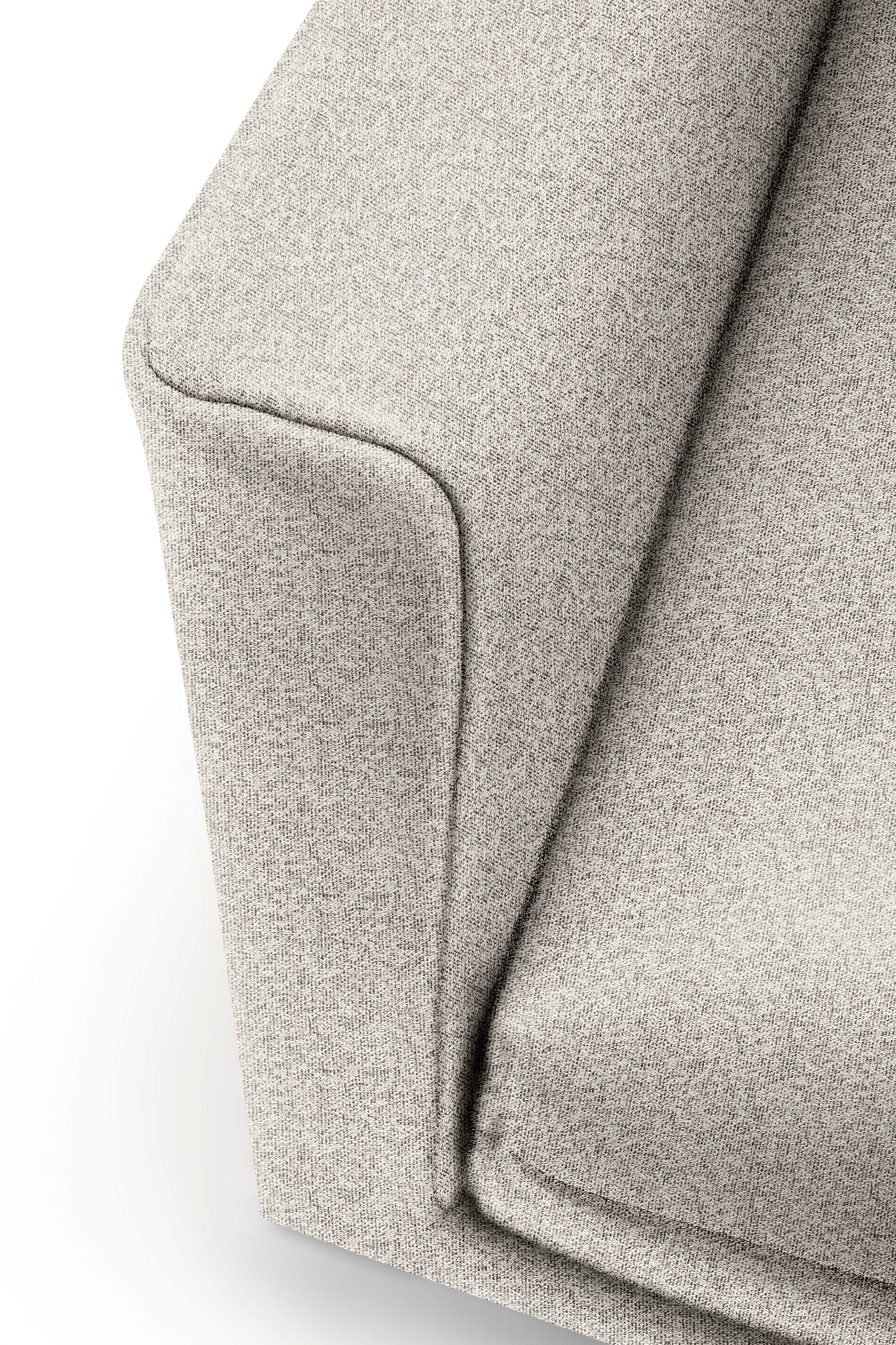 Creation BY ROLF BENZ 3,5-Sitzer »CR.414, Designsofa, edles Sofa, Loungesofa, Ledersofa, klares Design«, aus Leder oder Chenille, erstklassiger Sitzkomfort, legere Polsterung