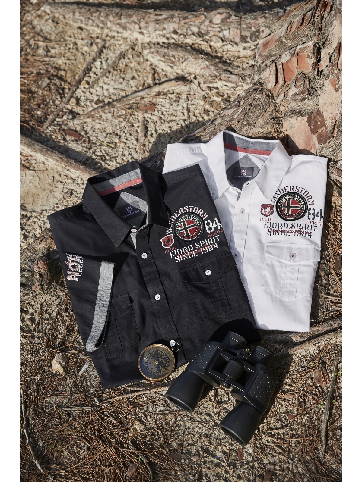 Thumbnail - Jan Vanderstorm Kurzarmhemd "Kurzarmhemd SNOFRED"