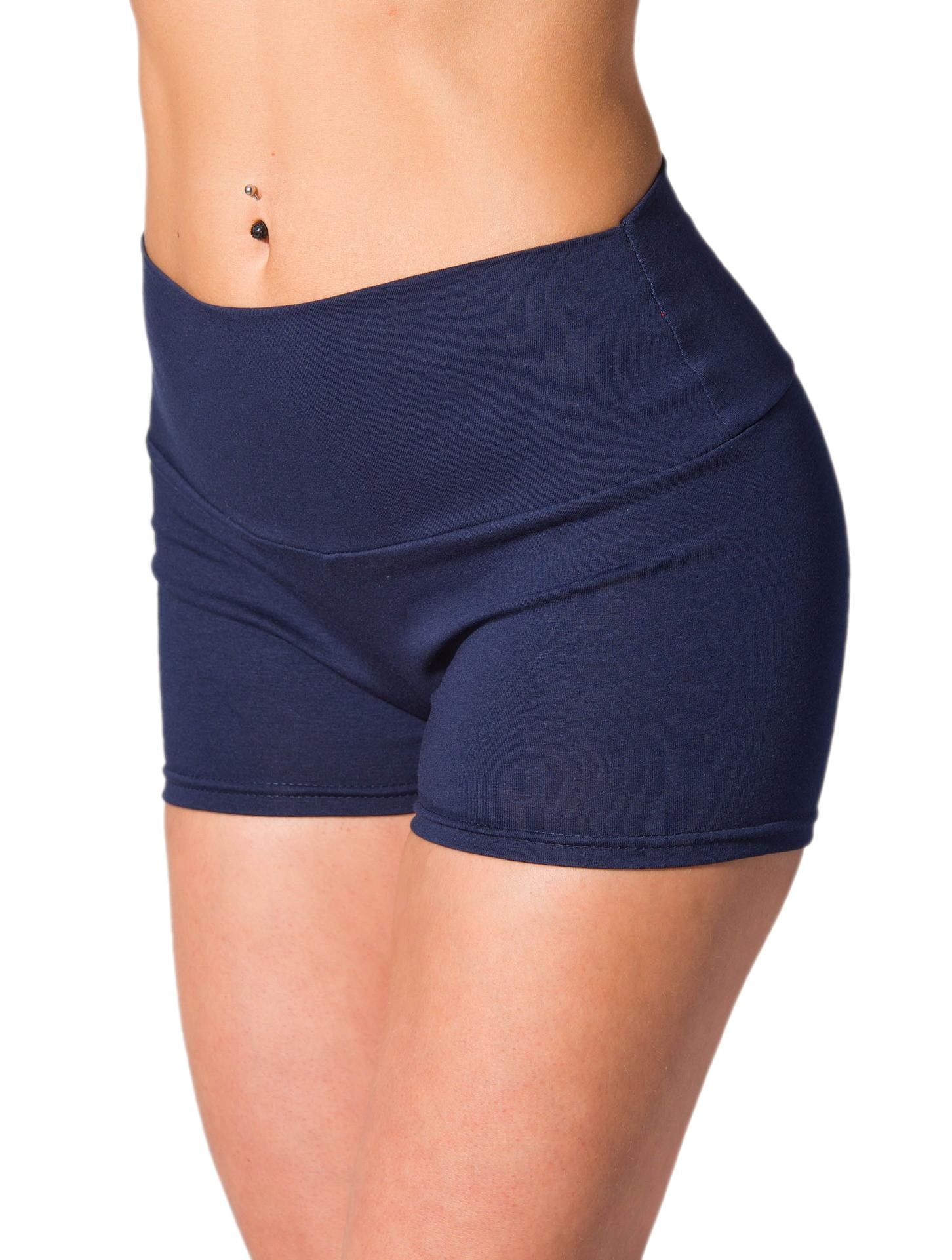 ALKATO Hotpants "Shorts Alkato Damen Sport Shorts mit Hohem Bund"