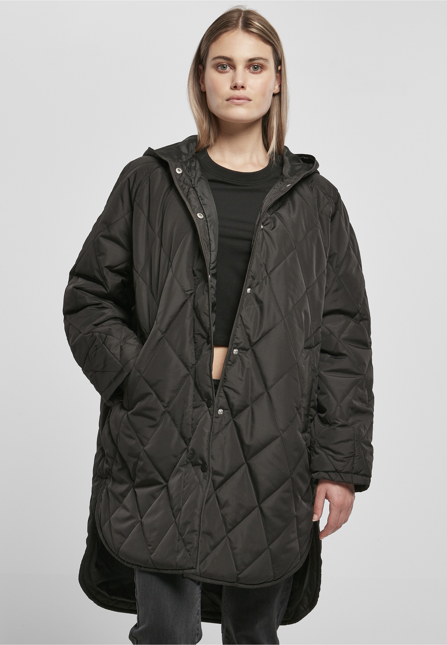 URBAN CLASSICS Allwetterjacke »Urban Classics Damen« 1 Stk. tlg. mit Kapuze