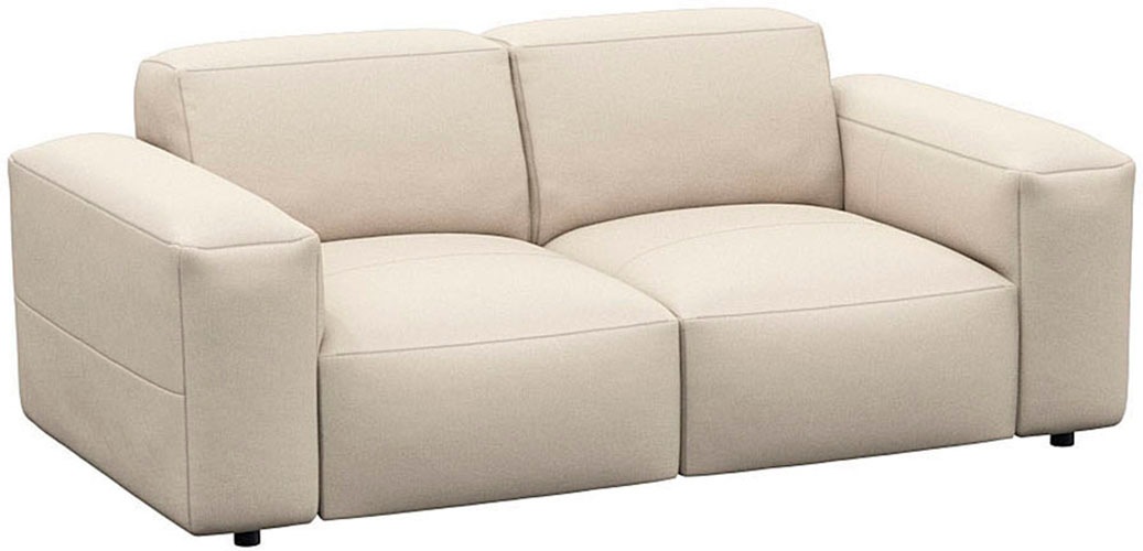 FLEXLUX 2-Sitzer »Lucera Sofa, super bequem durch hochwertigen Sitzaufbau mit Kaltschaum«, Designsofa, modern & anschmiegsam