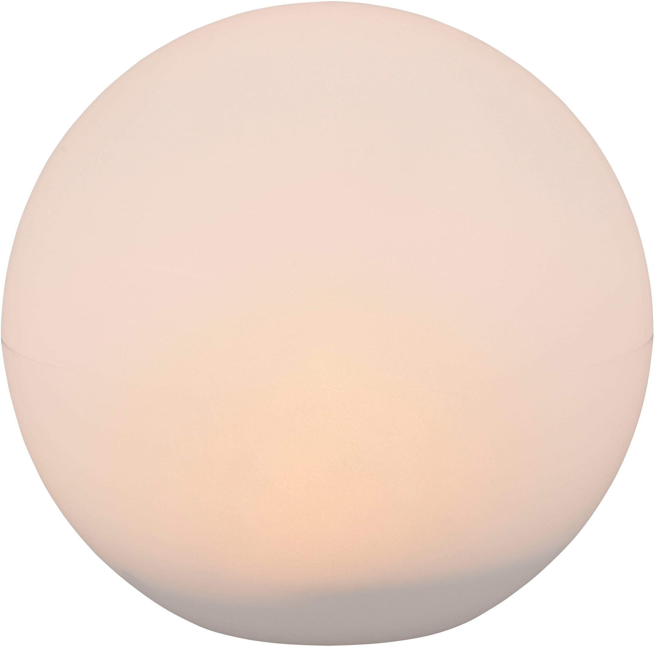 REALITY Leuchten LED Solarleuchte "MELO, Kugel Gartenleuchte Akku Solar, mit Erdspieß, Fernbedienung" LED-Board 1 Stk. RGB Warmweiß Solar Kugellampe, RGB Farbwechsel, Dämmerungssensor, Memoryfunktion