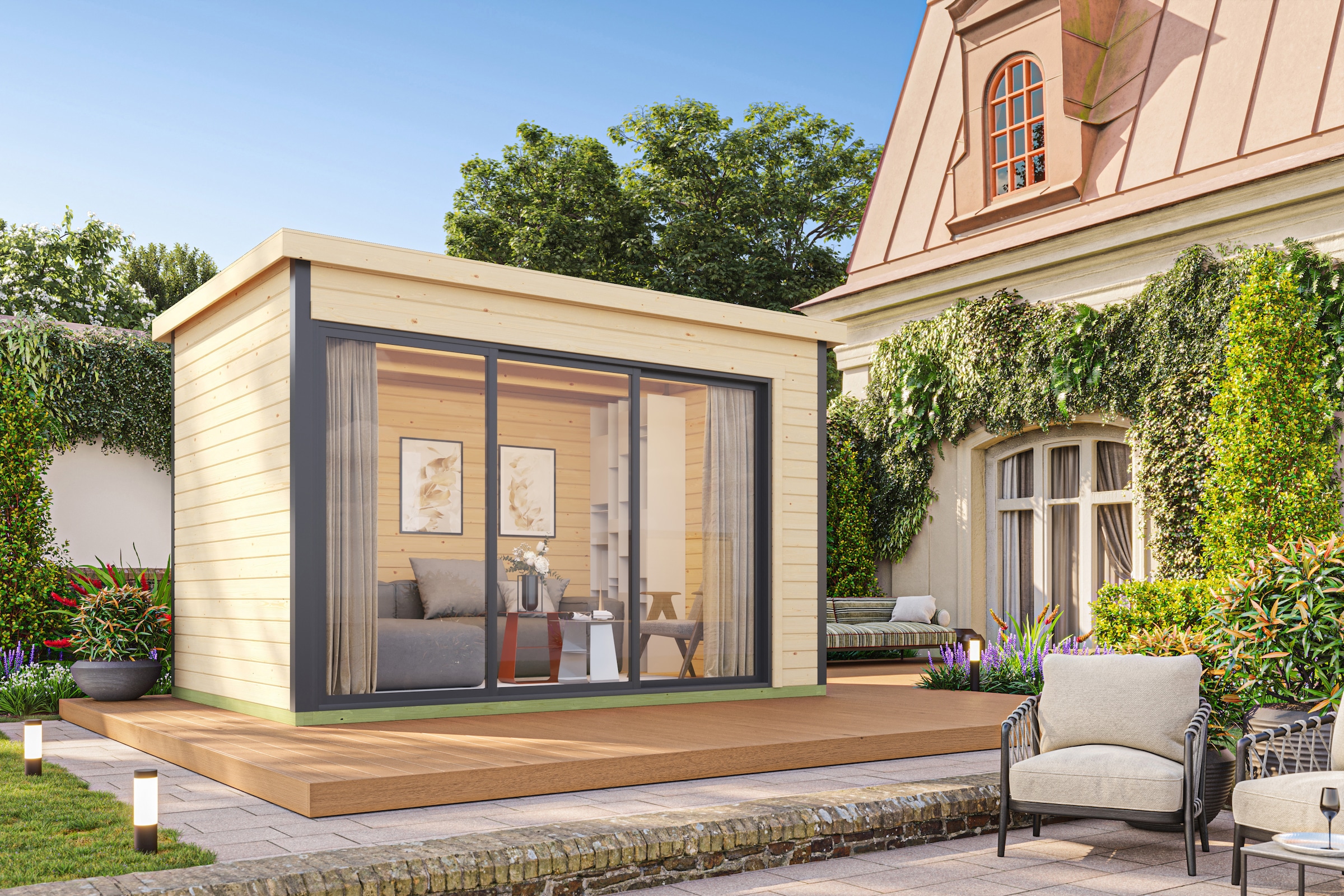 Nordic Holz Gartenhaus "AUSTIN 3" günstig online kaufen