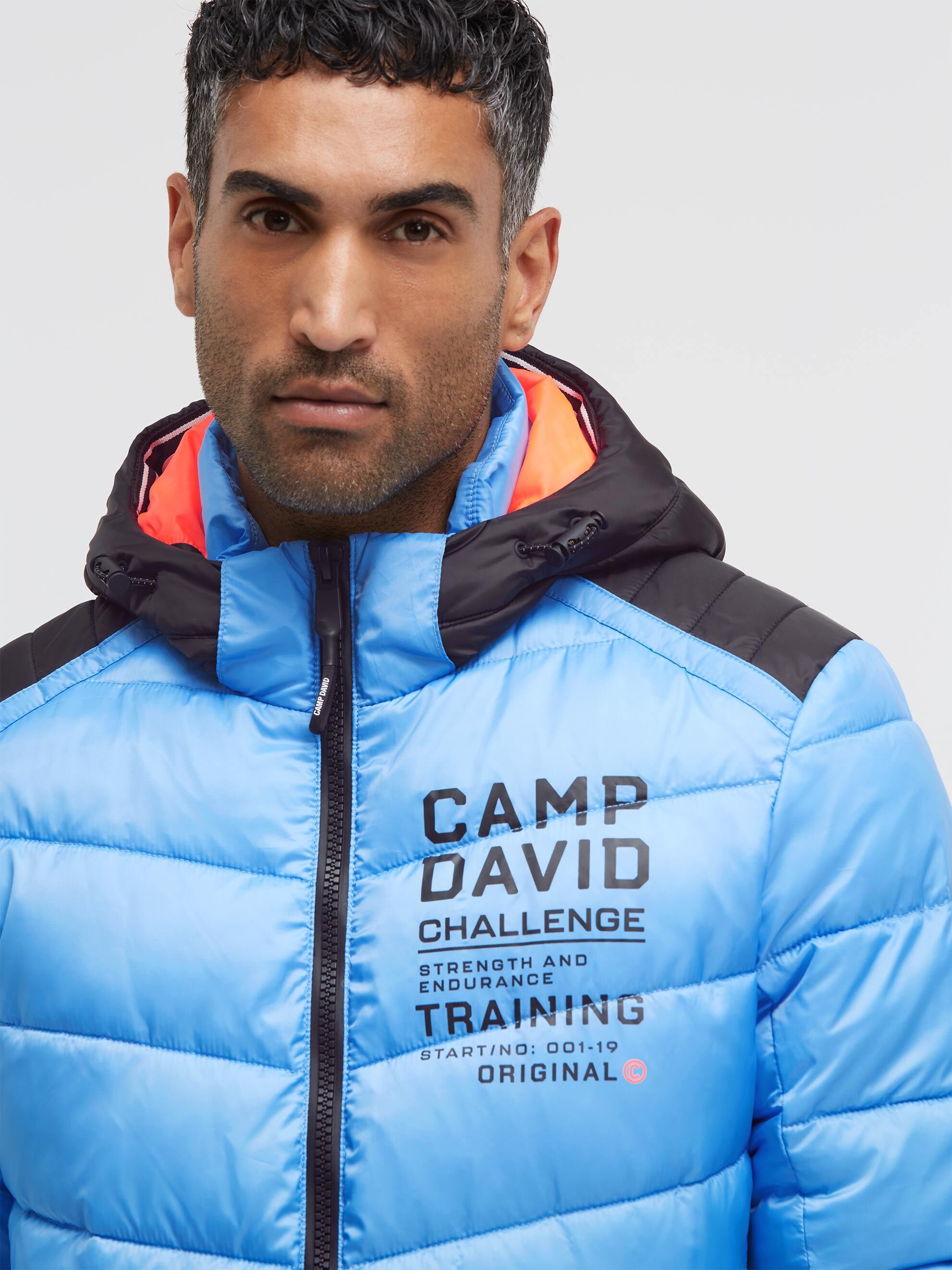 CAMP DAVID Winterjacke mit Kapuze mit Innentaschen