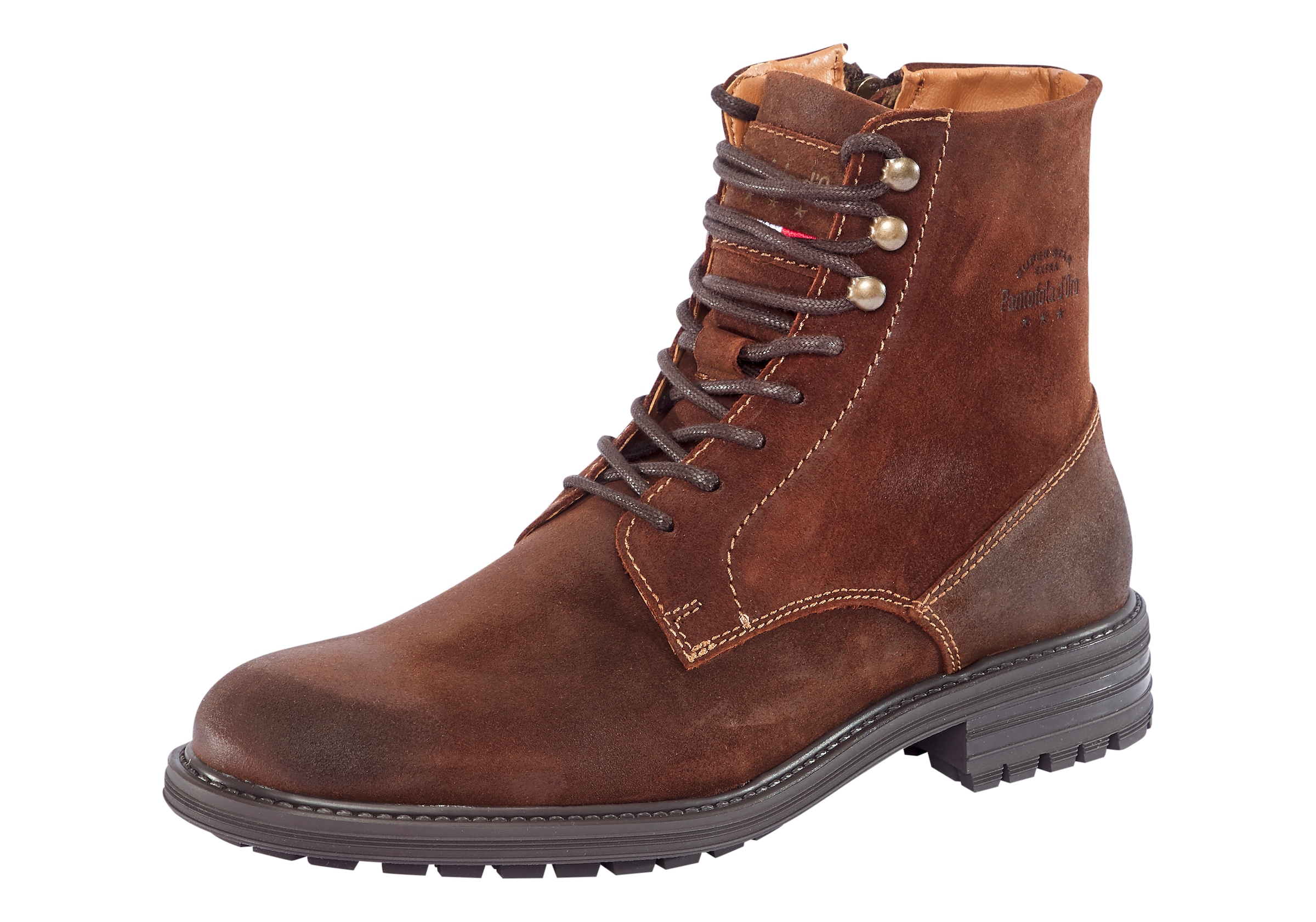 Pantofola d´Oro Winterboots "CAMPIGLIO HIGH" knöchelhohe Form, rutschfeste Gummilaufsohle, Obermaterial aus Leder
