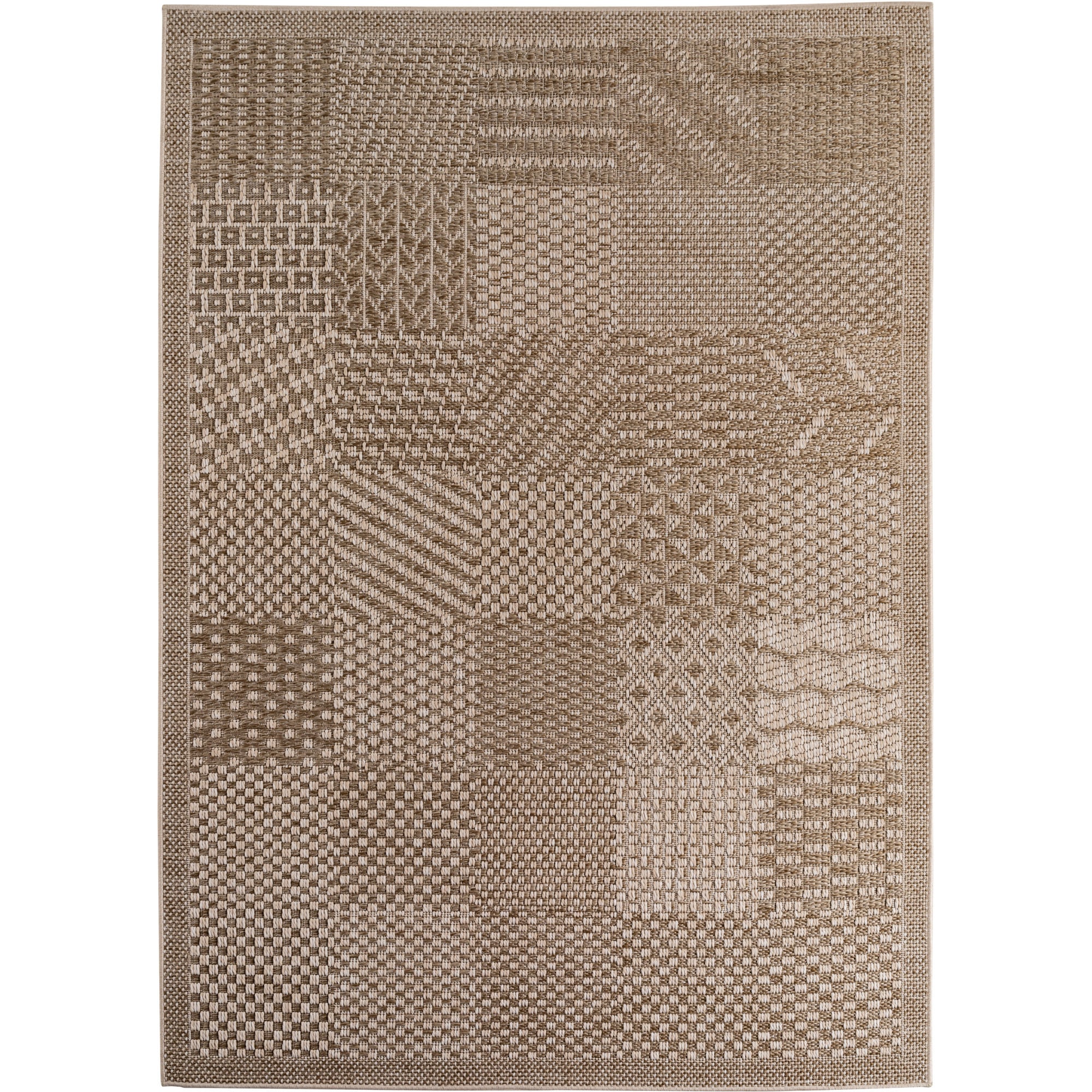 Ayyildiz Teppiche Outdoorteppich »IBIZA 1902«, rechteckig, 5 mm Höhe, In und Outdoor, Sisaloptik, Wohnzimmer, Aussenbereich