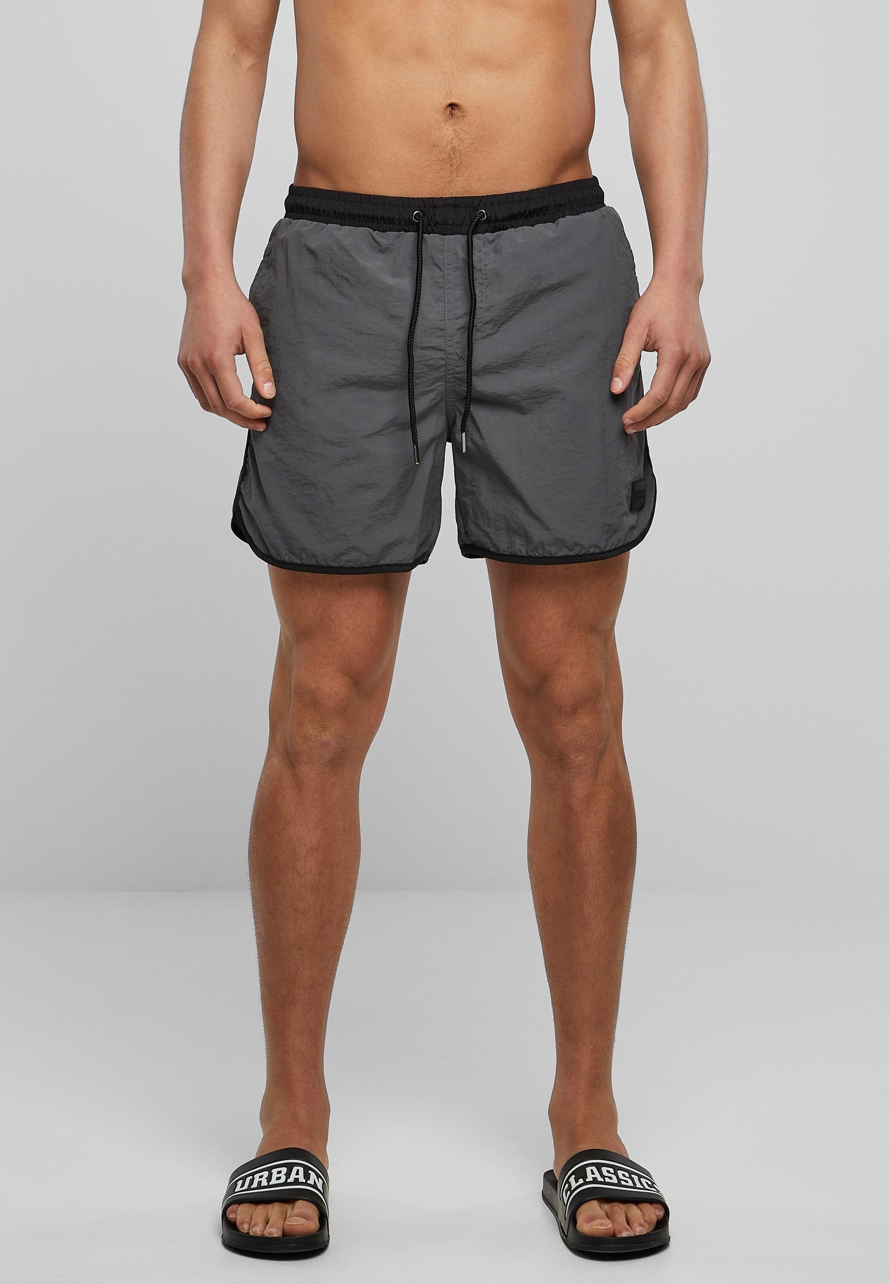 URBAN CLASSICS Badeshorts »Urban Classics Herren Retro Swimshorts«