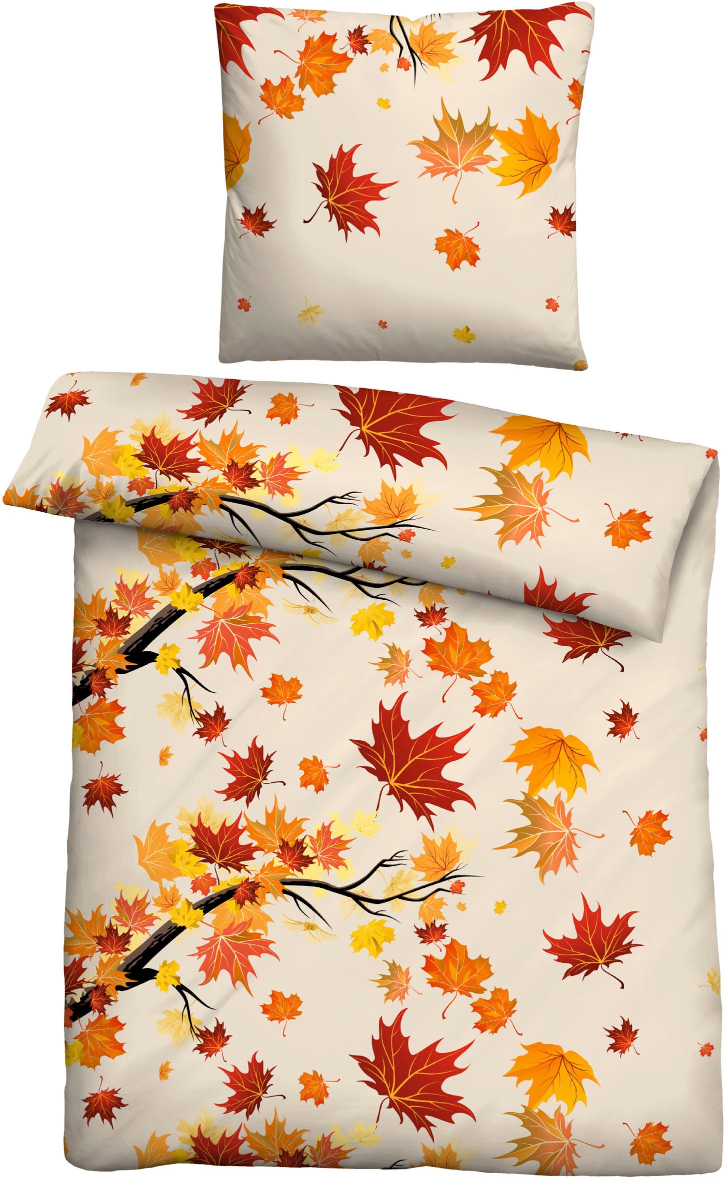 Castell - Markenbettwäsche Bettwäsche "0351122" 2 Stk. Poly-Cotton, wohlig günstig online kaufen